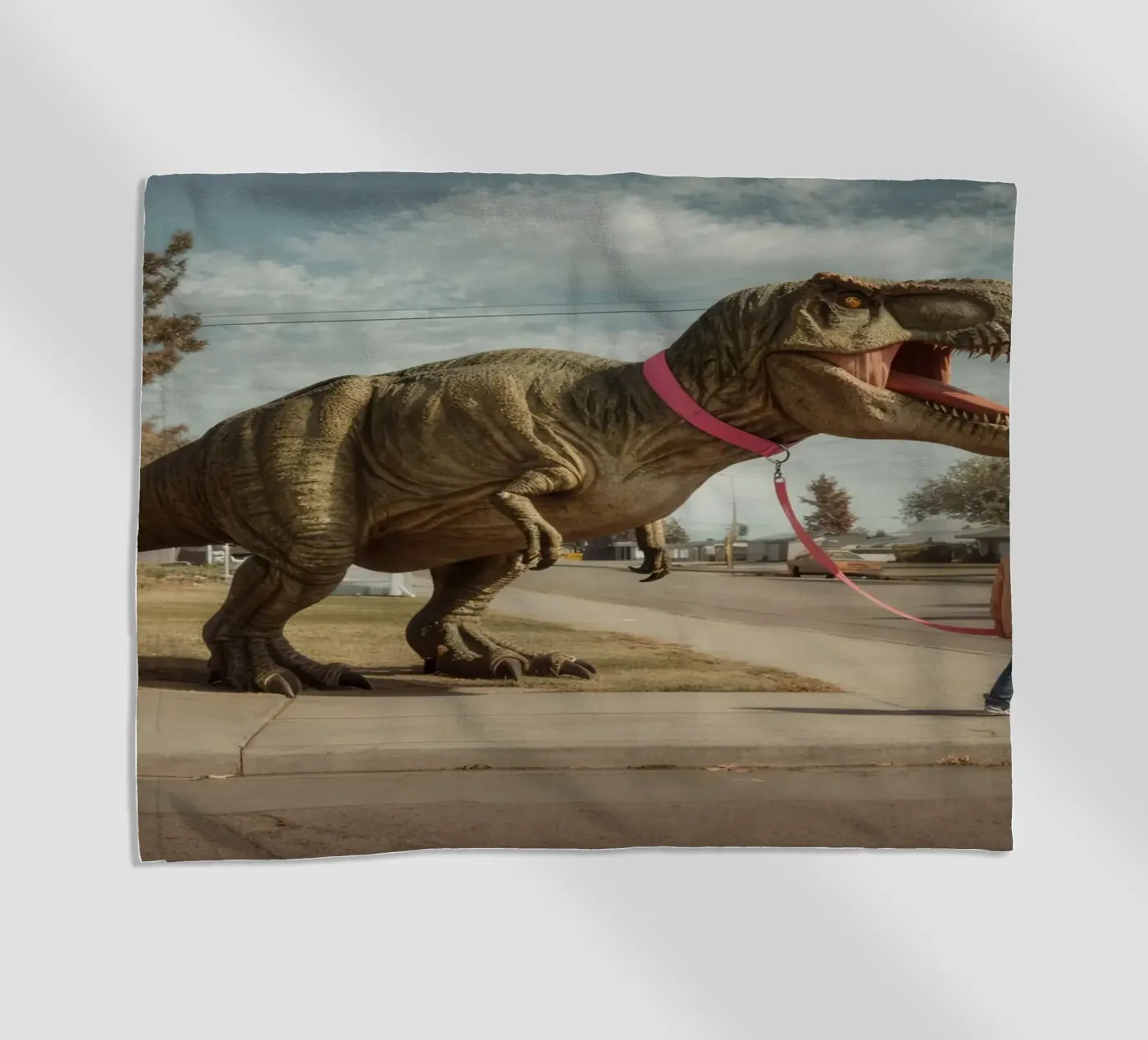 Walking Rex telo mare da Art Unleashed