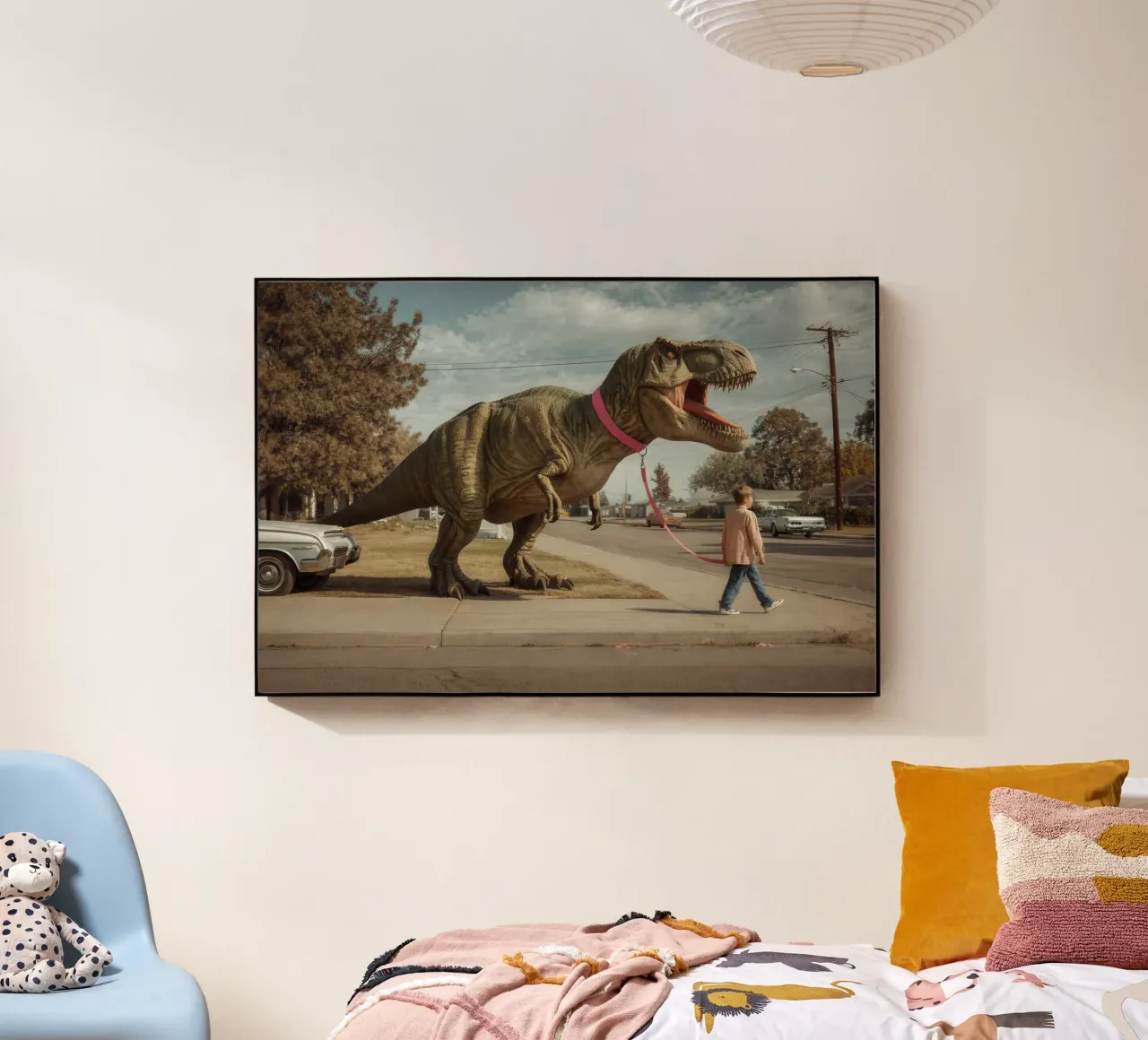 Walking Rex plexiglass da Art Unleashed