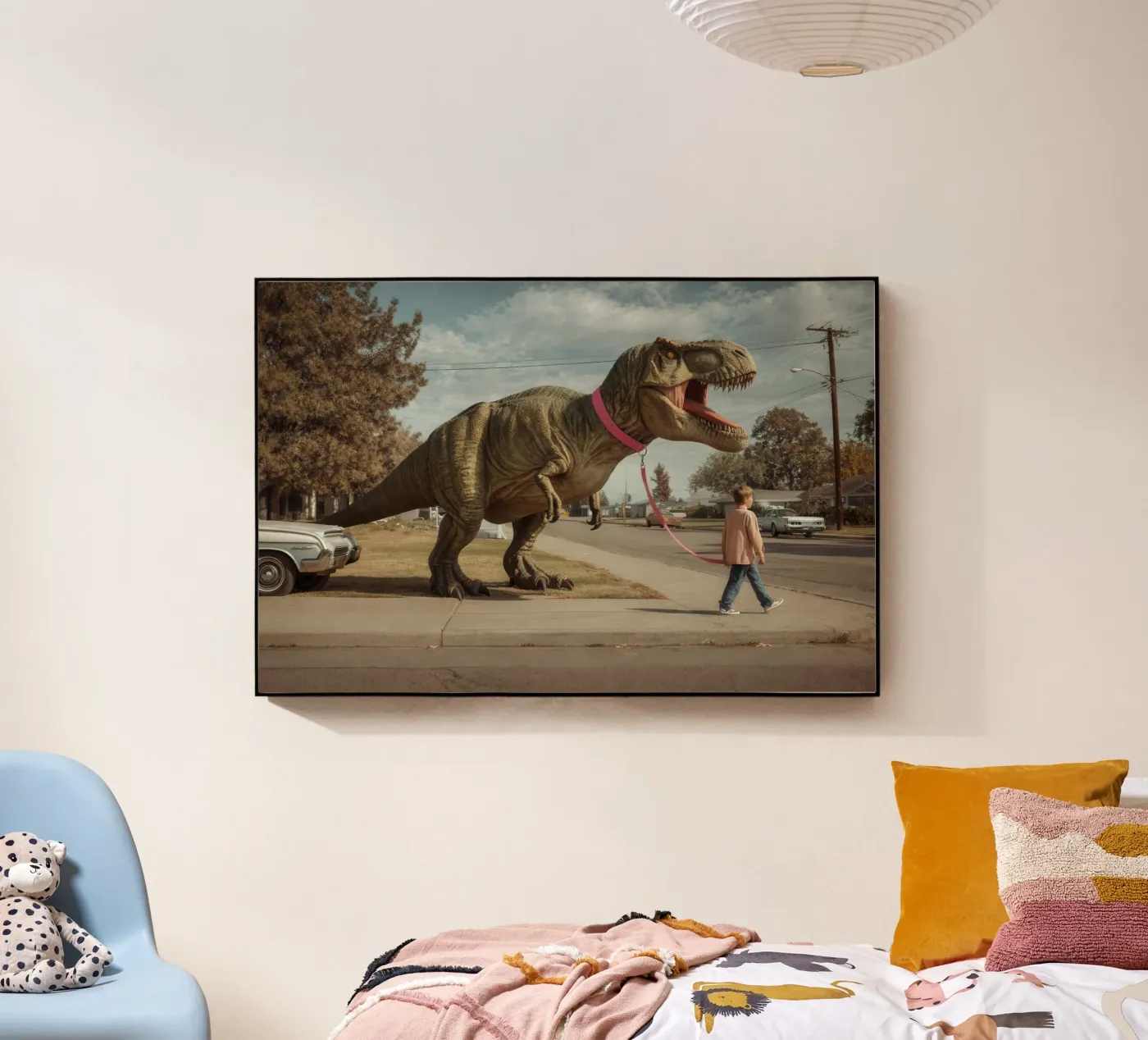 Walking Rex plexiglass da Art Unleashed
