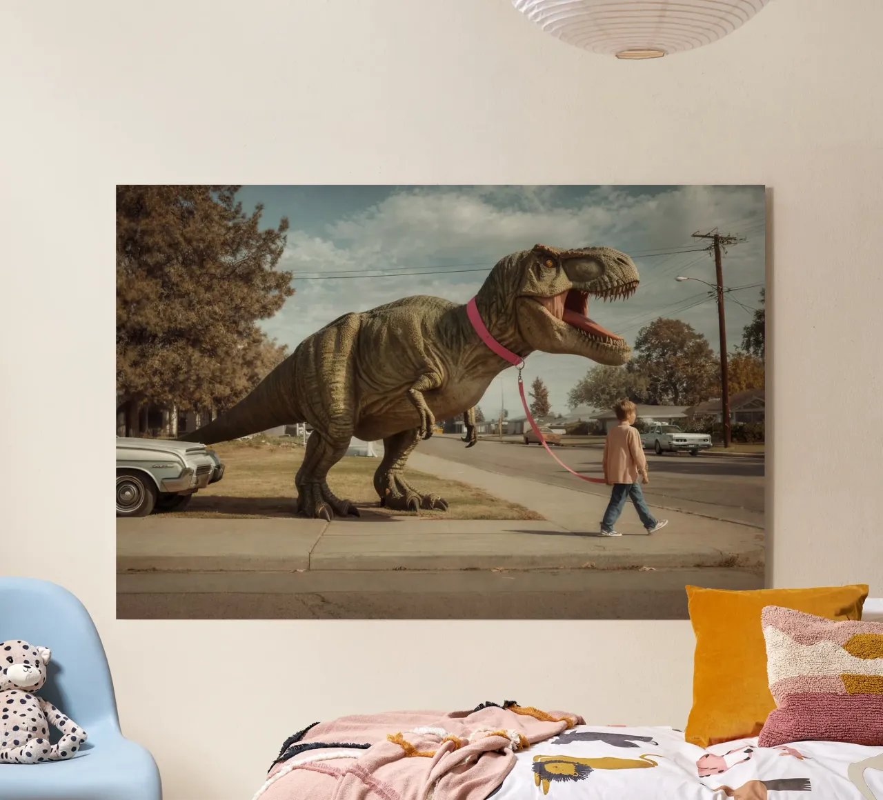 Walking Rex plexiglass da Art Unleashed