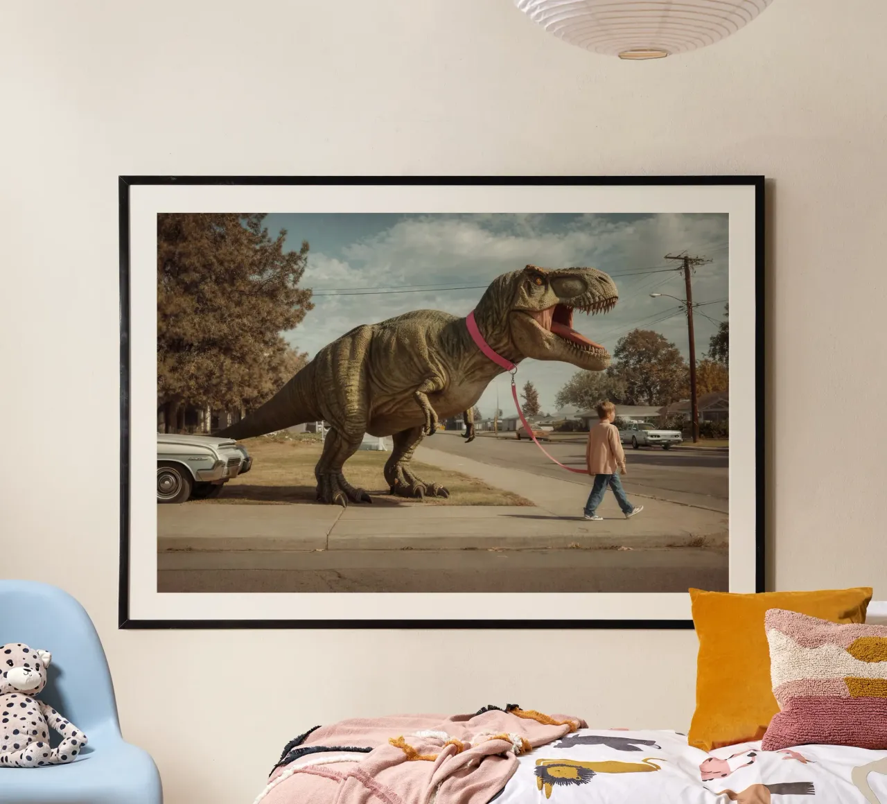 Walking Rex poster da Art Unleashed