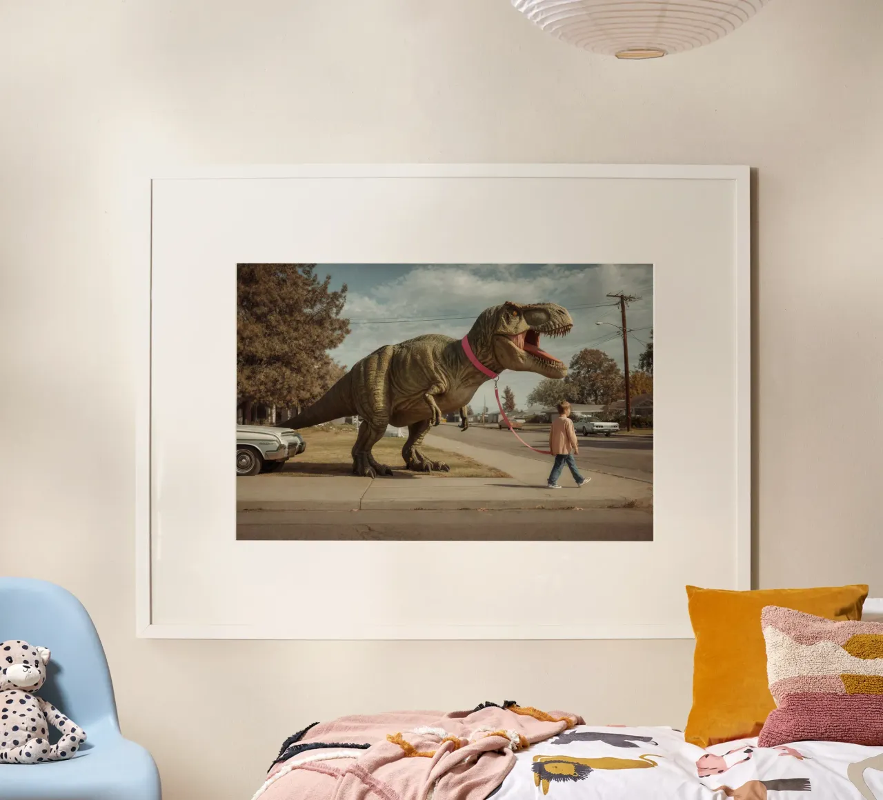 Walking Rex poster da Art Unleashed