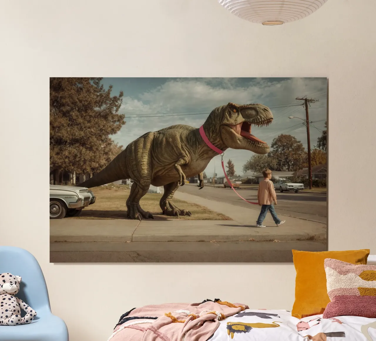 Walking Rex poster da Art Unleashed