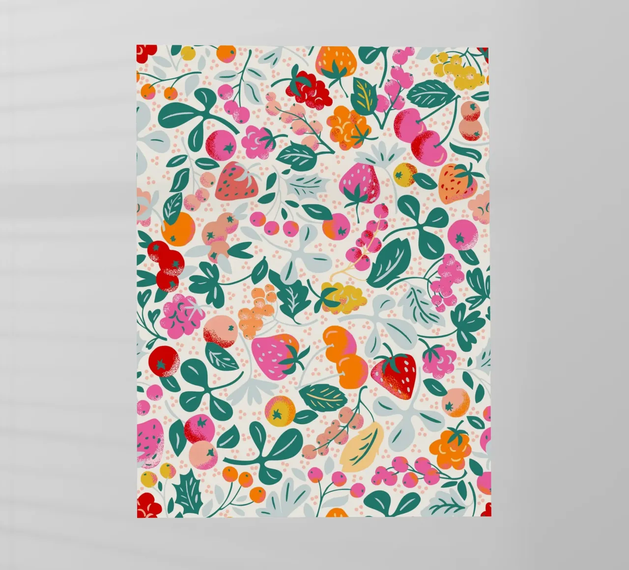 Fruit salad pattern pellicola backlit da annick
