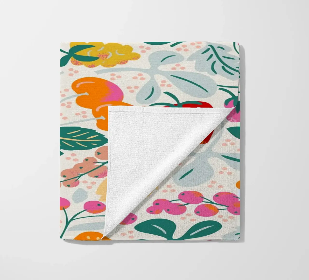 Fruit salad pattern telo mare da annick