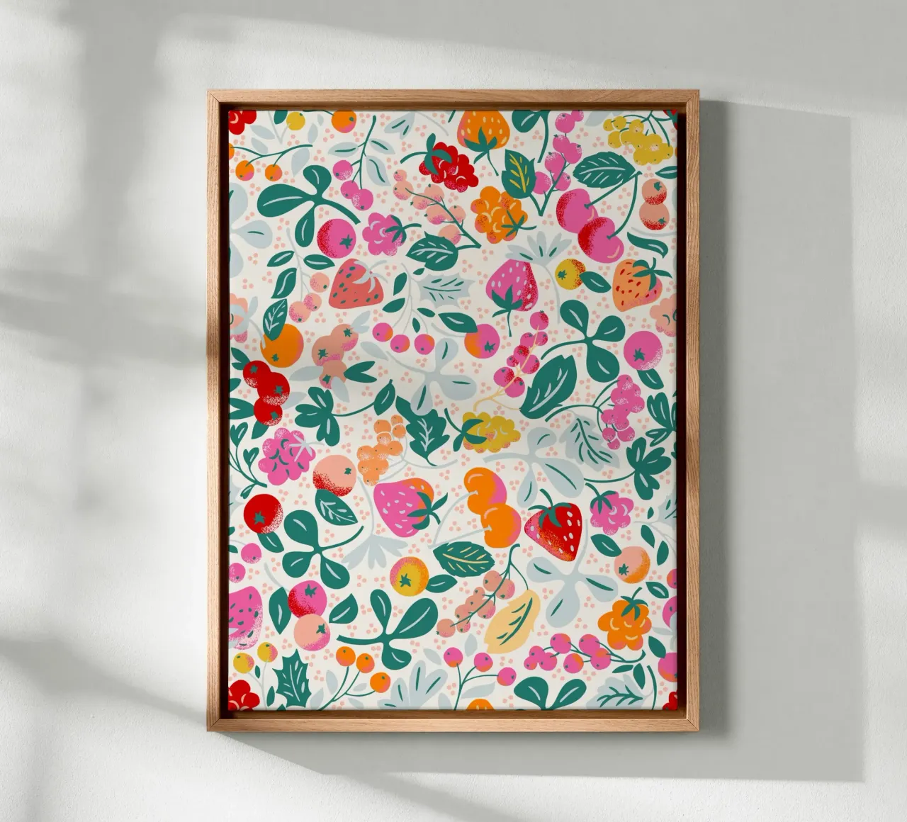 Fruit salad pattern tela da annick