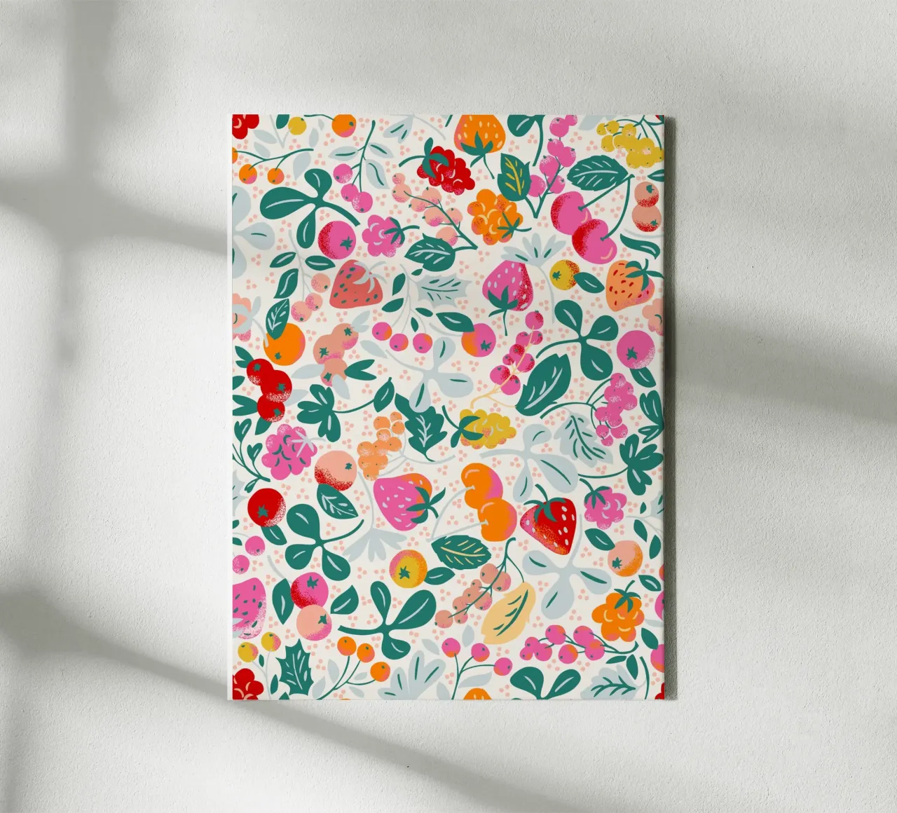 Fruit salad pattern tela da annick