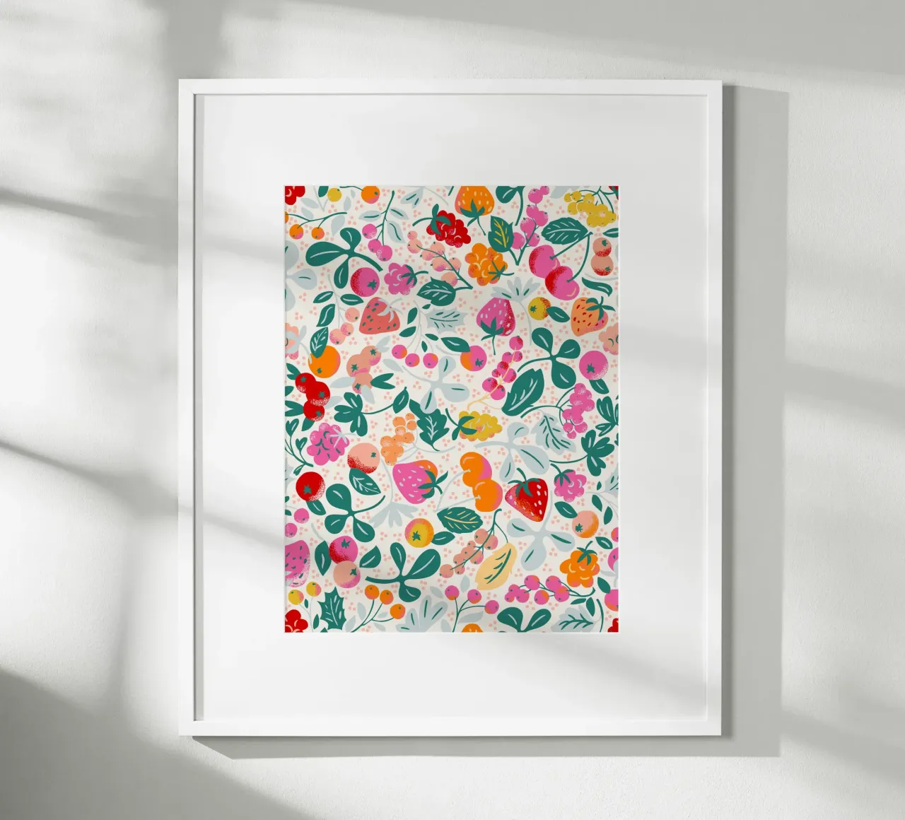 Fruit salad pattern poster by annick