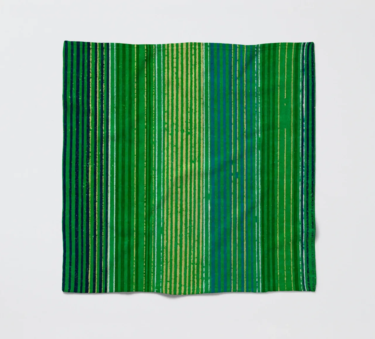 Pattern Lines Green fleecedeken van Asian Art