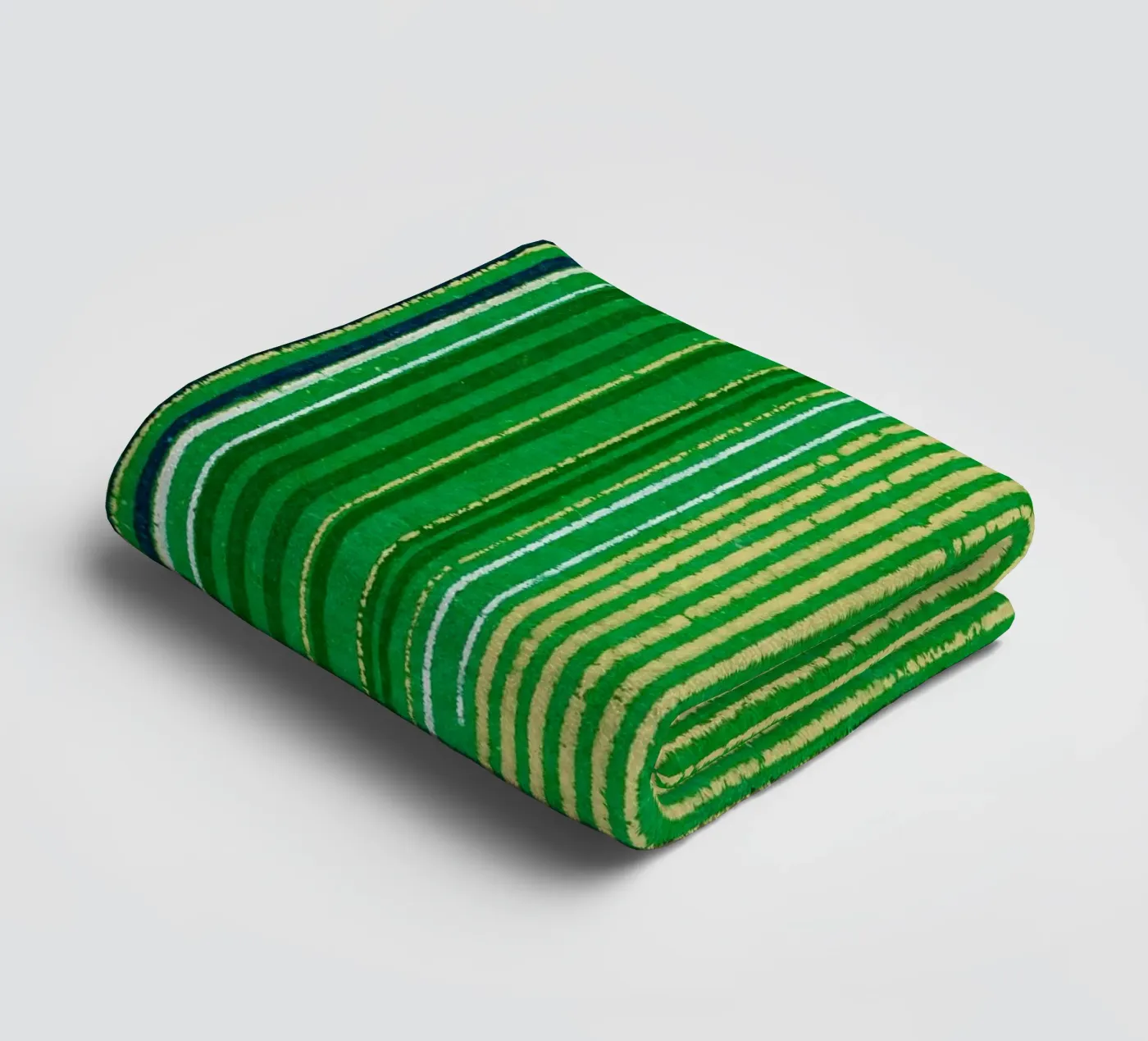 Pattern Lines Green towel by Apolo Prints