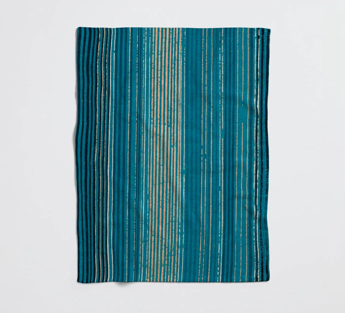 Pattern Blue Lines coperta in pile da Apolo Prints