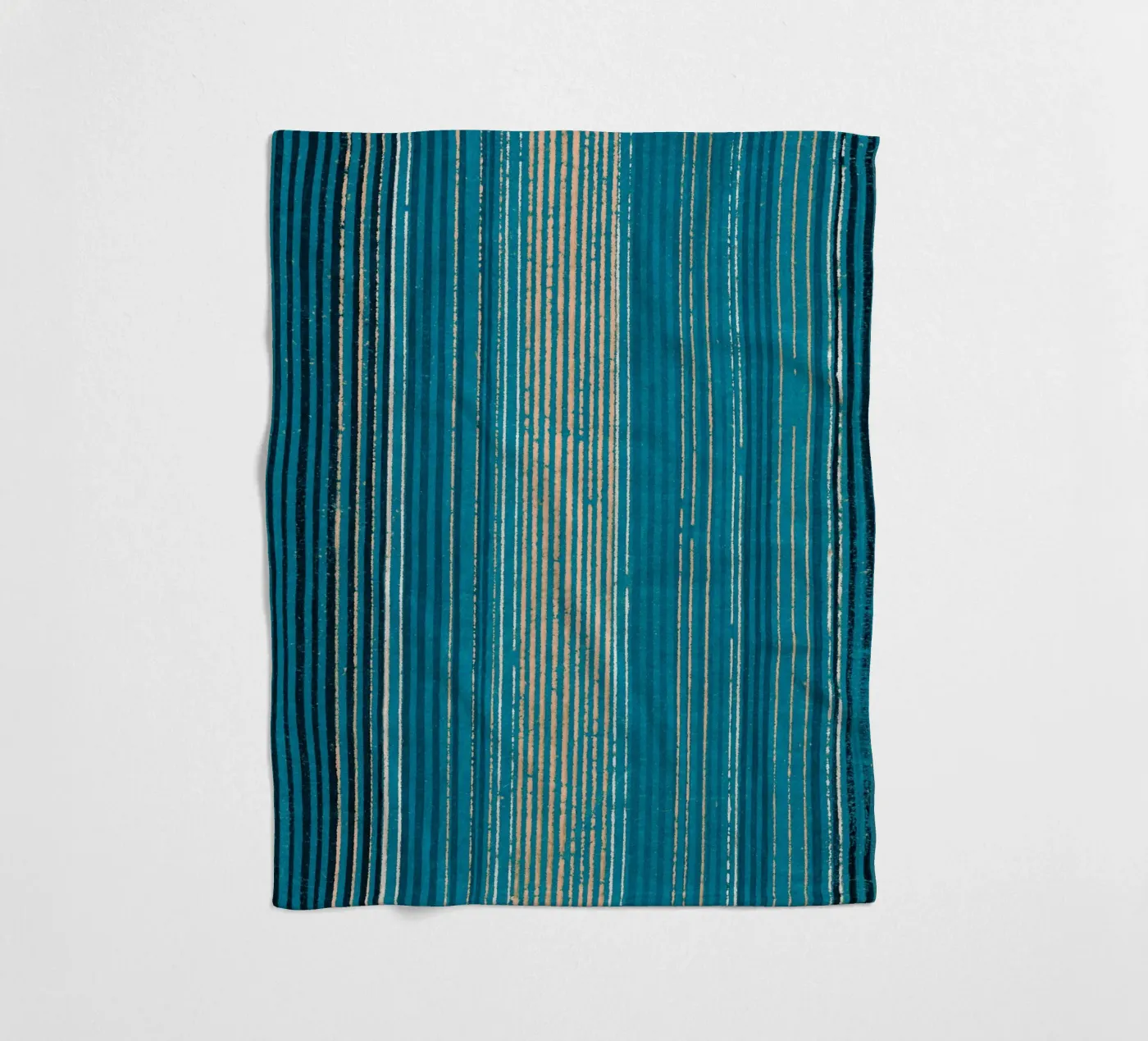 Pattern Blue Lines coperta in pile da Apolo Prints