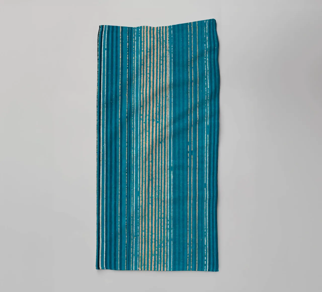 Pattern Lines Blue towel by Asian Art