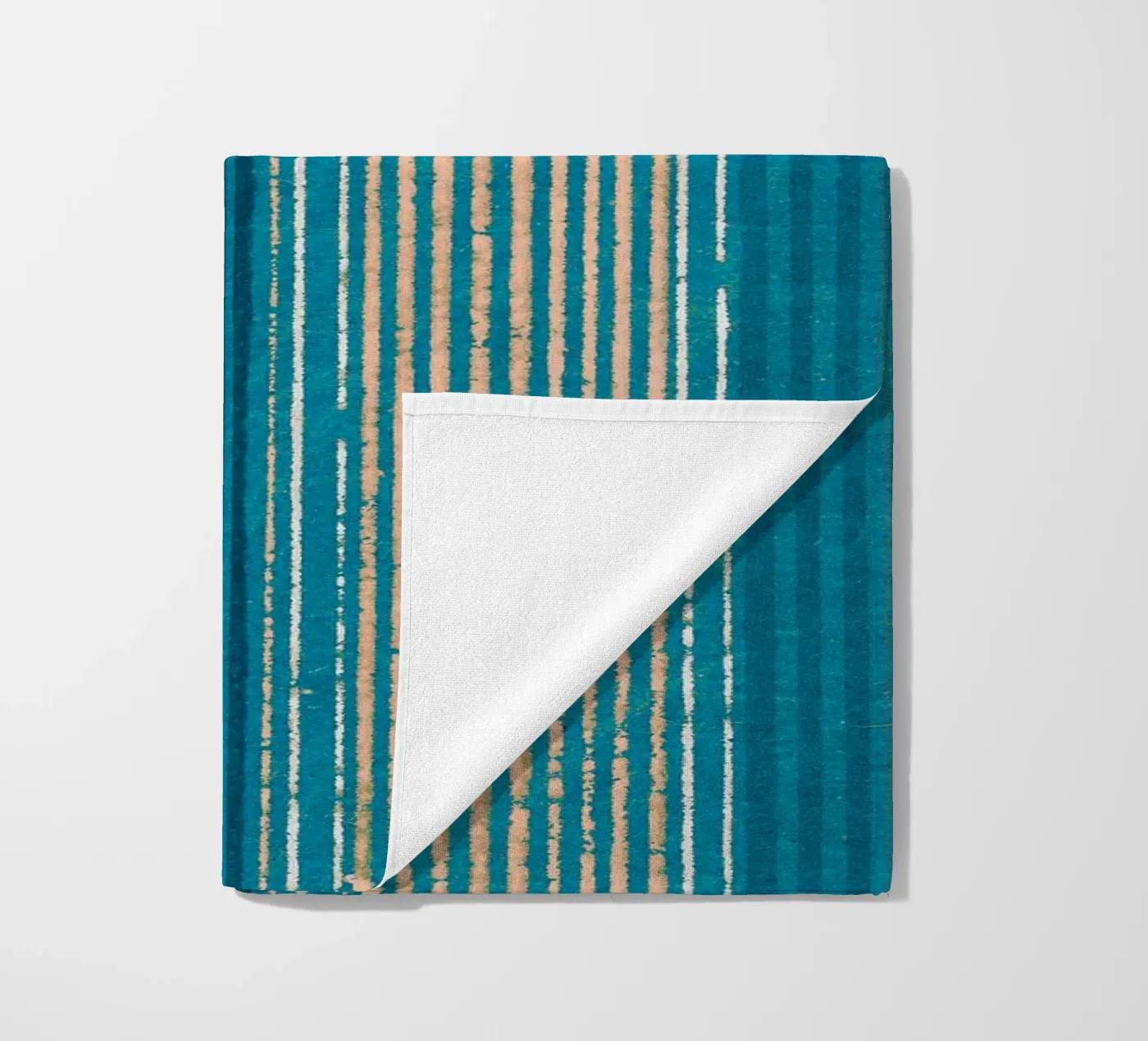 Pattern Blue Lines strandhanddoek van Apolo Prints