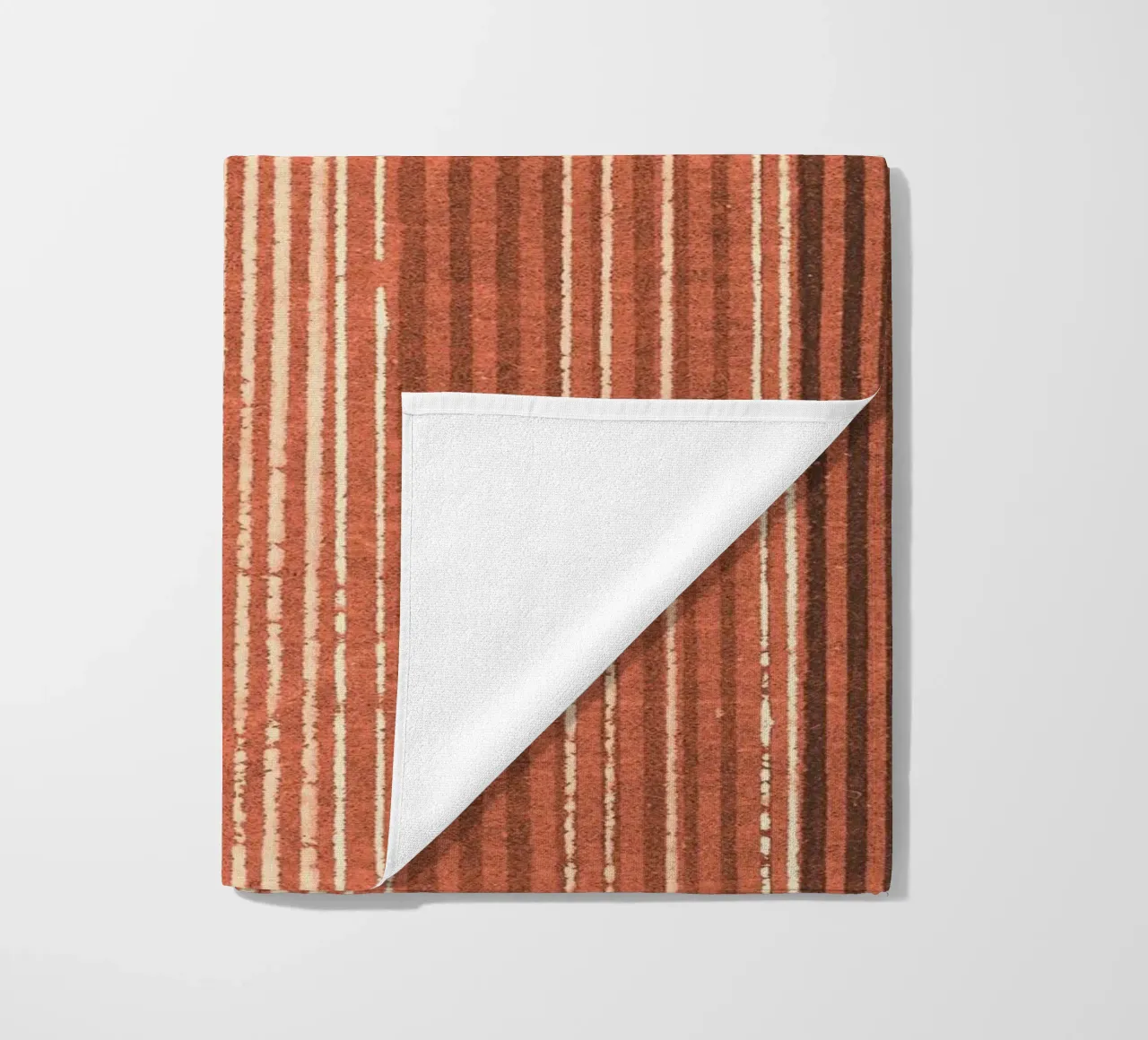 Pattern Lines Terracotta telo mare da Asian Art