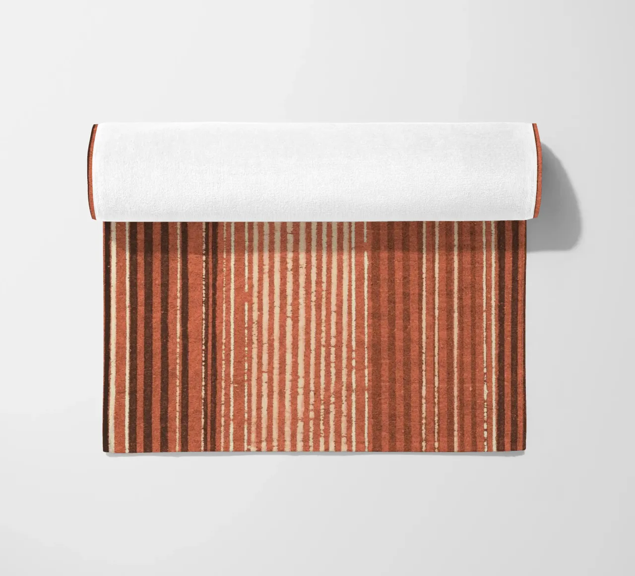 Pattern Lines Terracotta telo mare da Asian Art