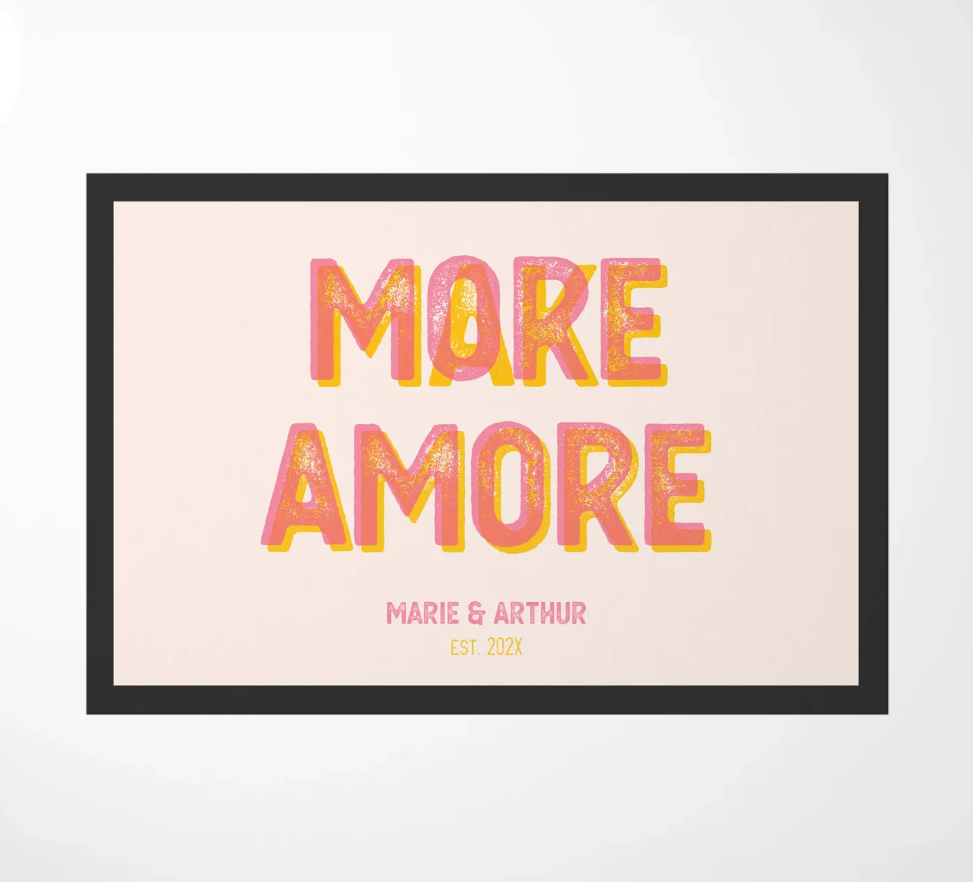 Make More Amore deurmat van Personalizable Designs
