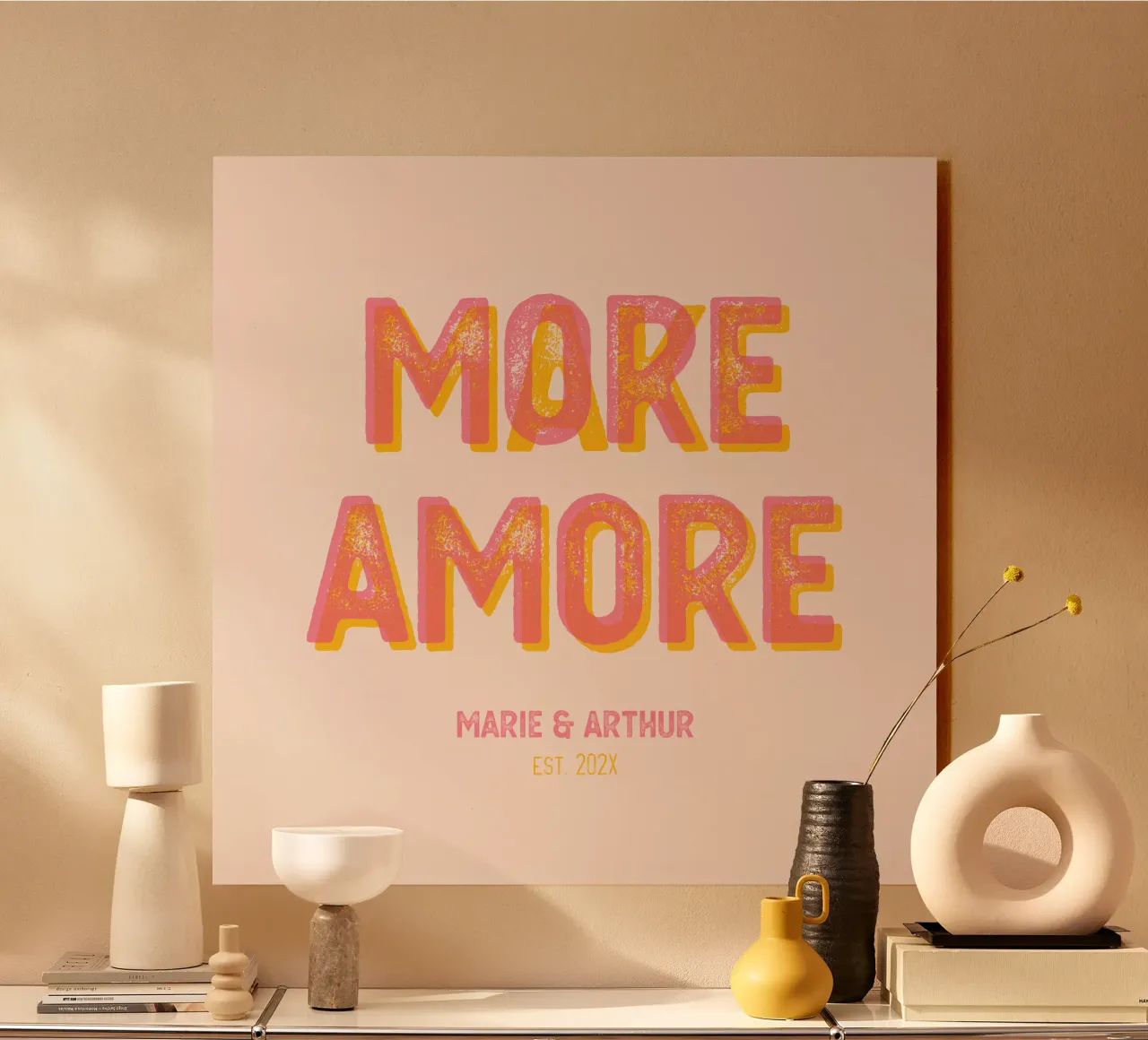 Make More Amore plexiglass da Personalizable Designs