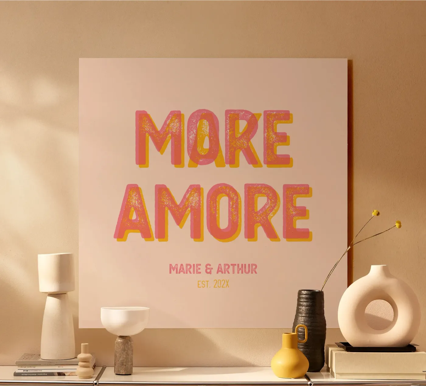 Make More Amore Acryl-Glas von Personalizable Designs