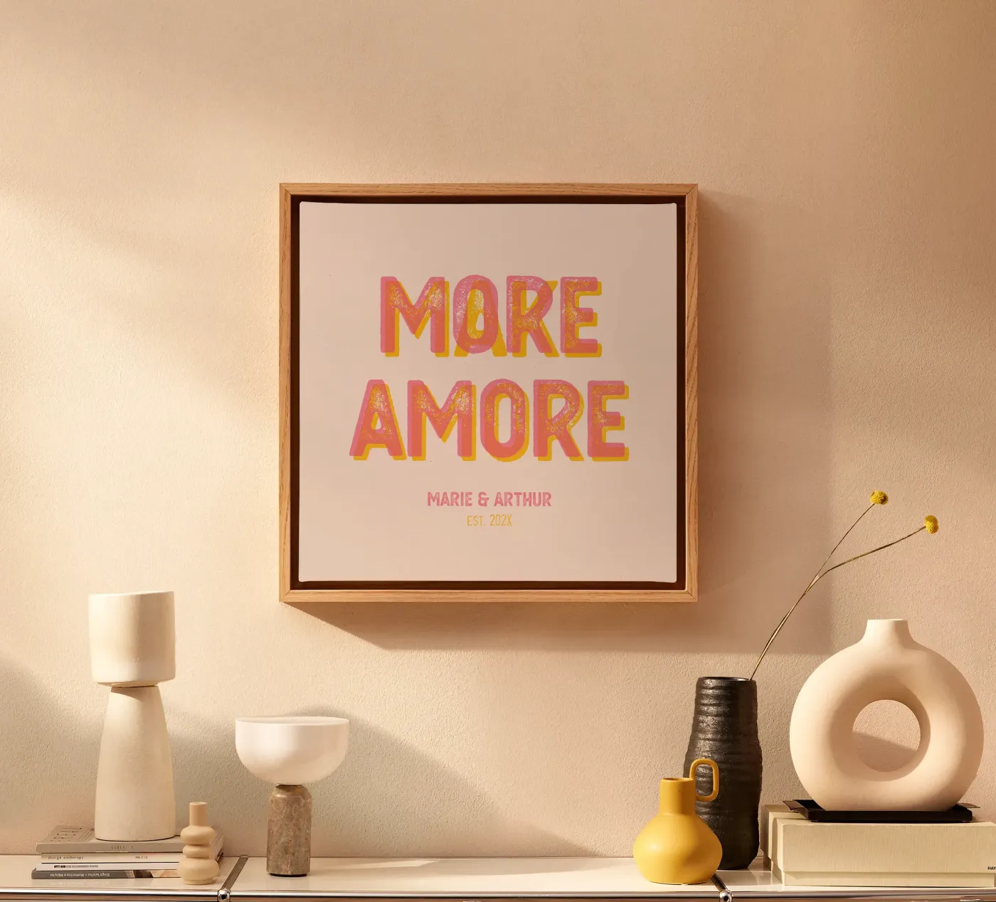 Make More Amore tela da Personalizable Designs