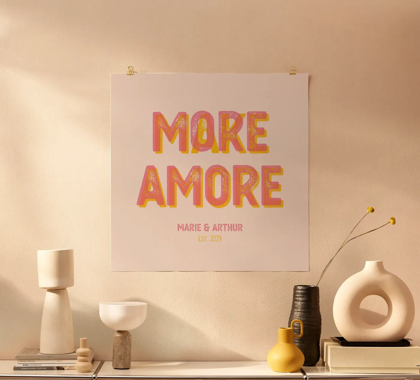 Make More Amore poster by Personalizable Designs