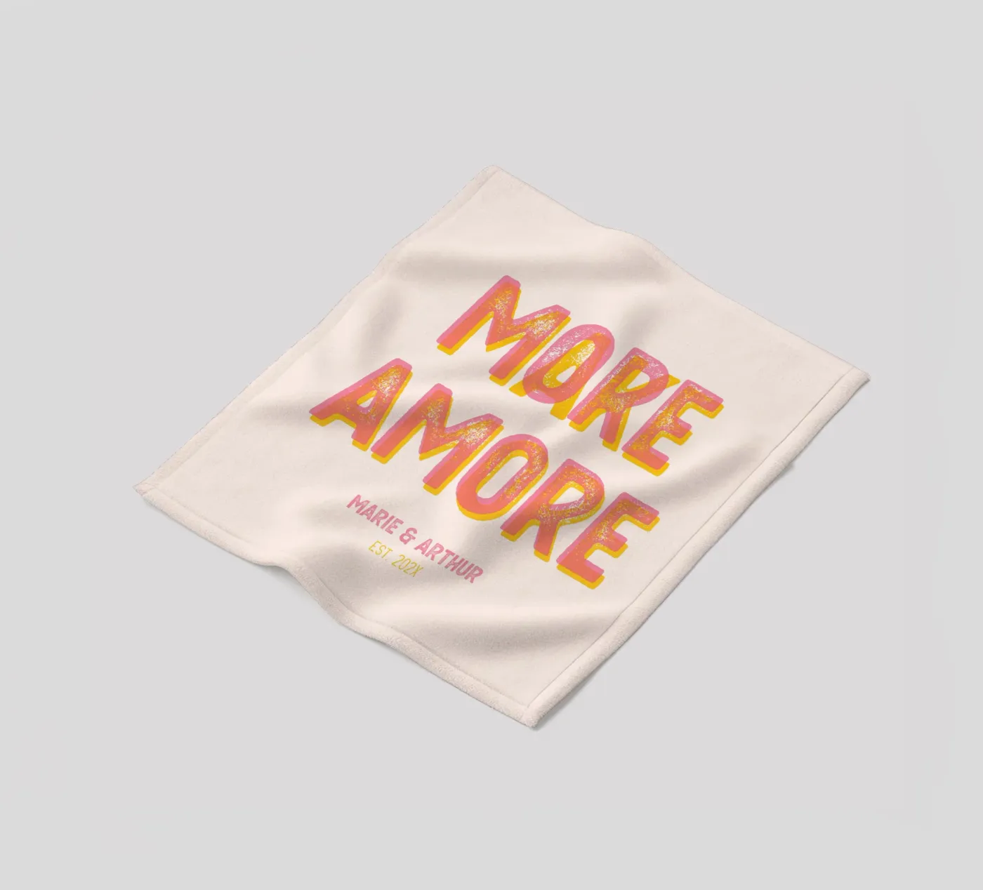 Make More Amore Fleecedecke von Personalizable Designs