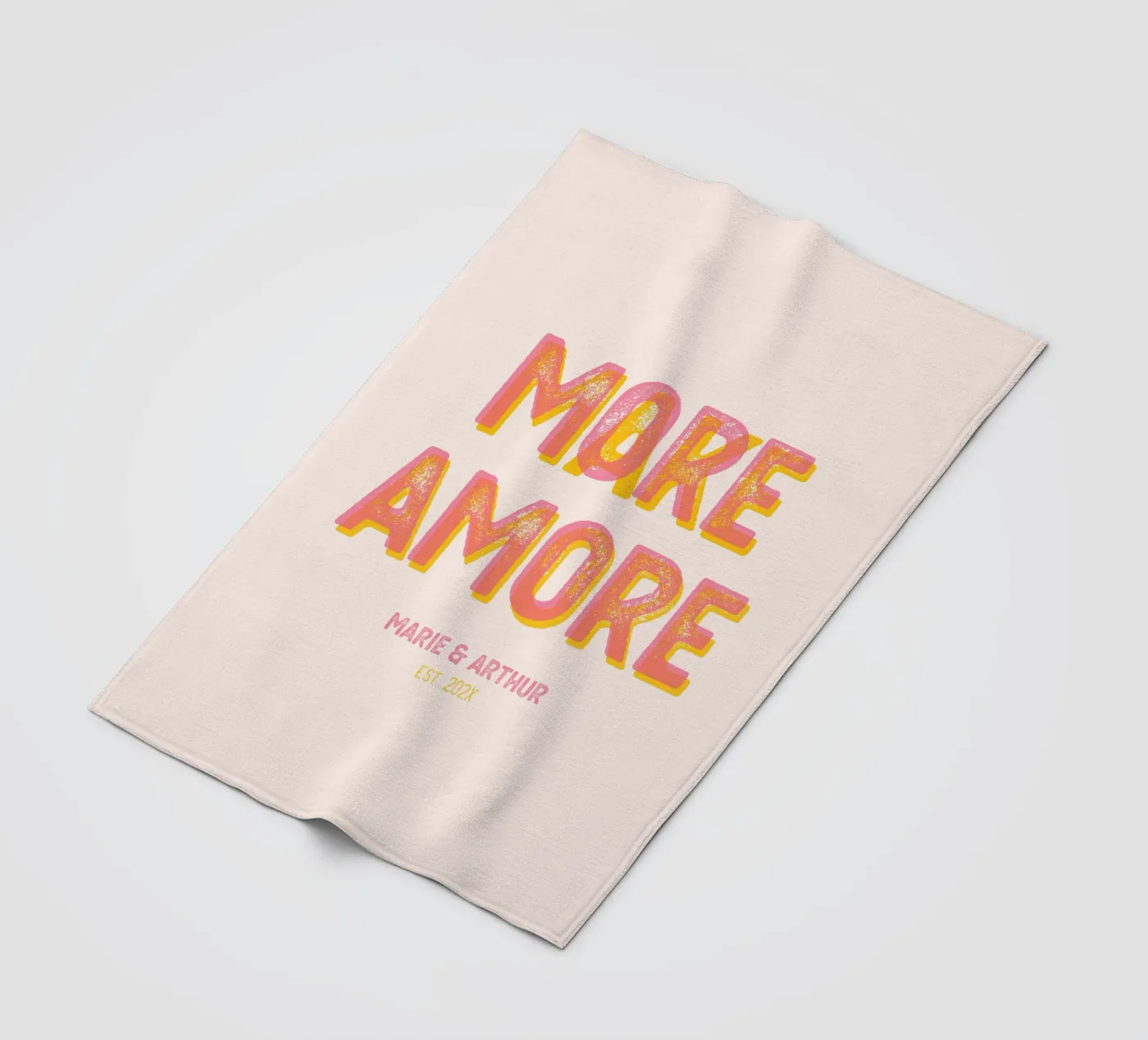 Make More Amore Fleecedecke von Personalizable Designs