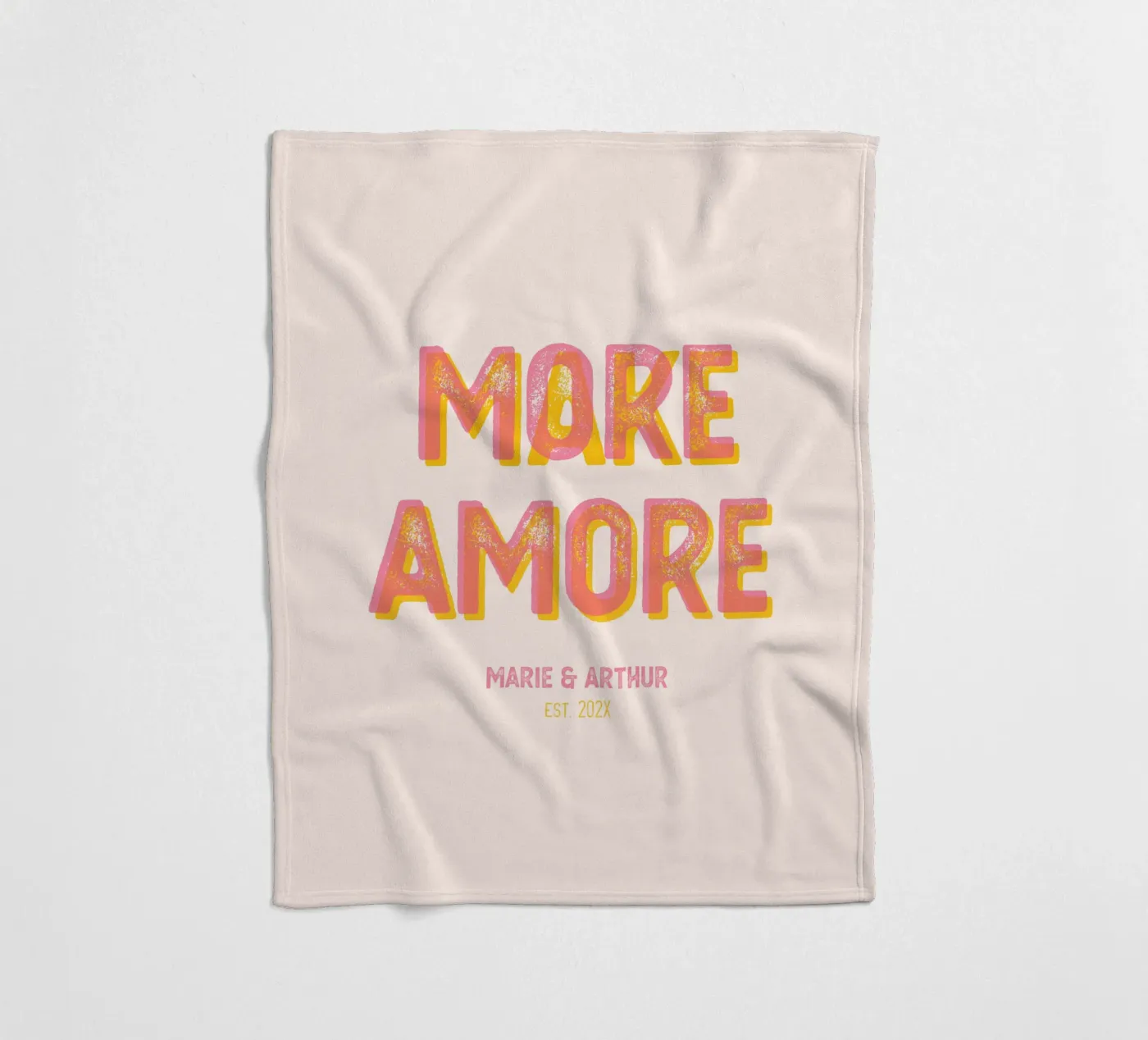 Make More Amore Fleecedecke von Personalizable Designs