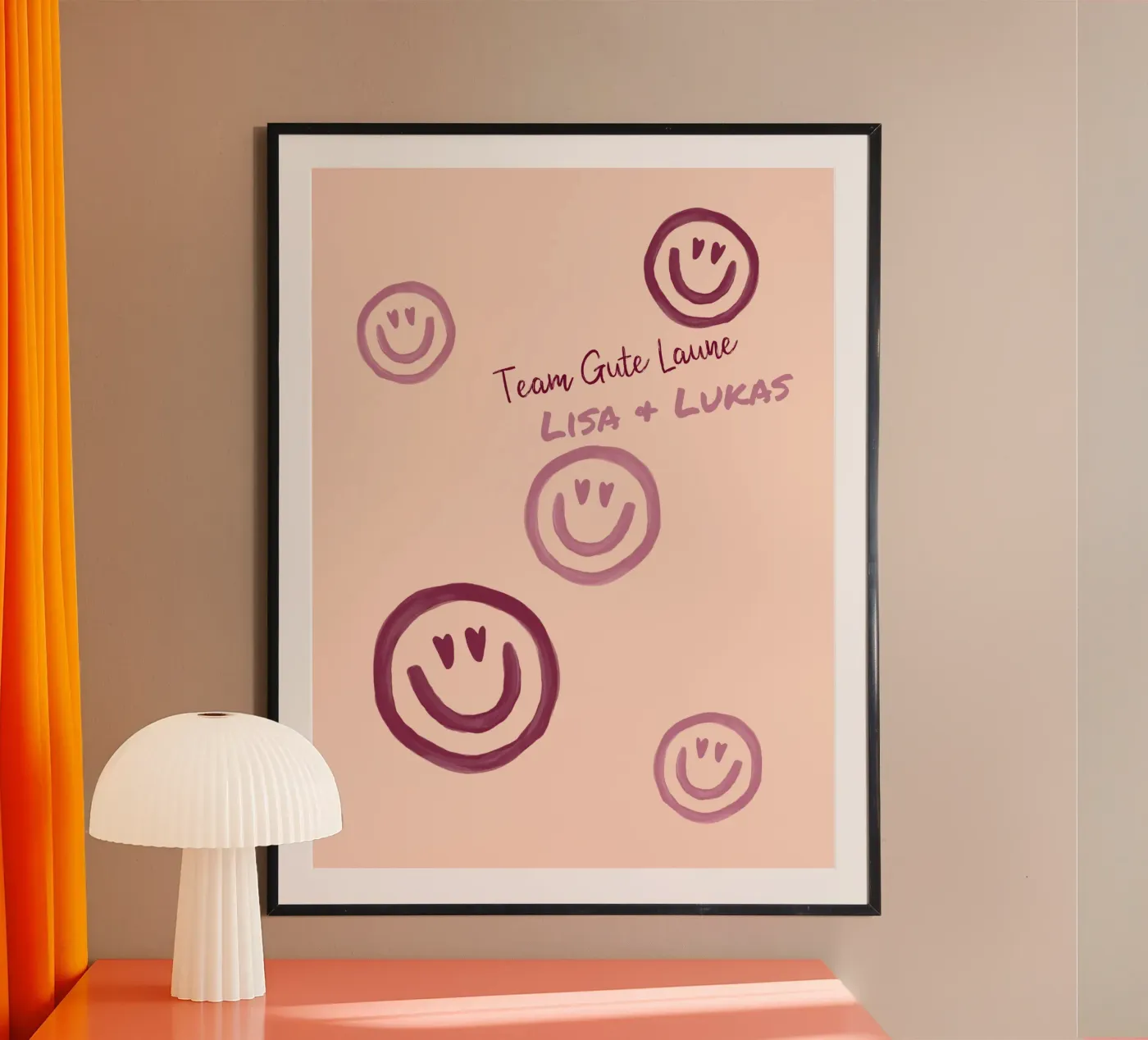 Team Gute Laune poster da Personalizable Designs