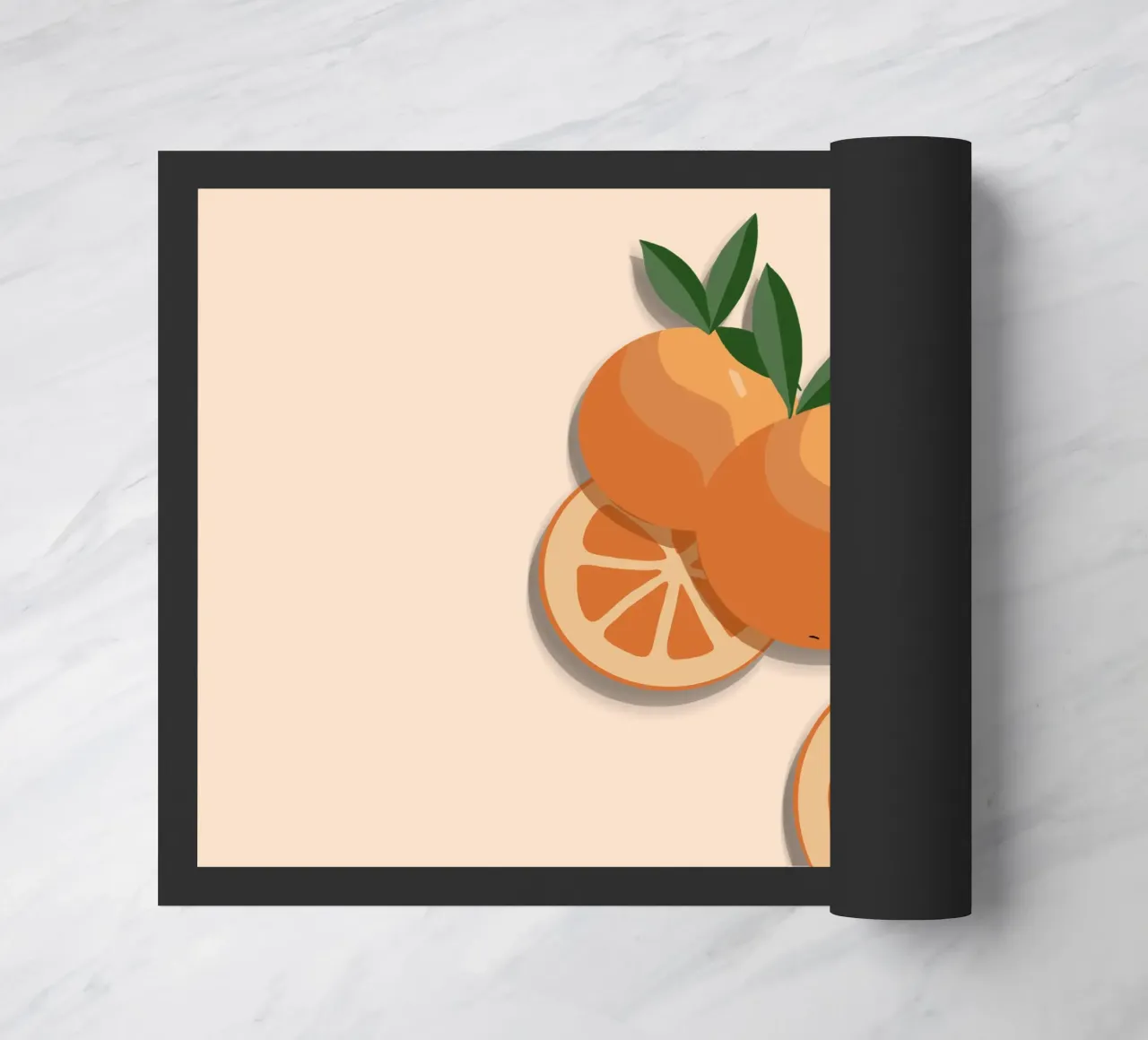 Orange doormat by sketch_visual_studio