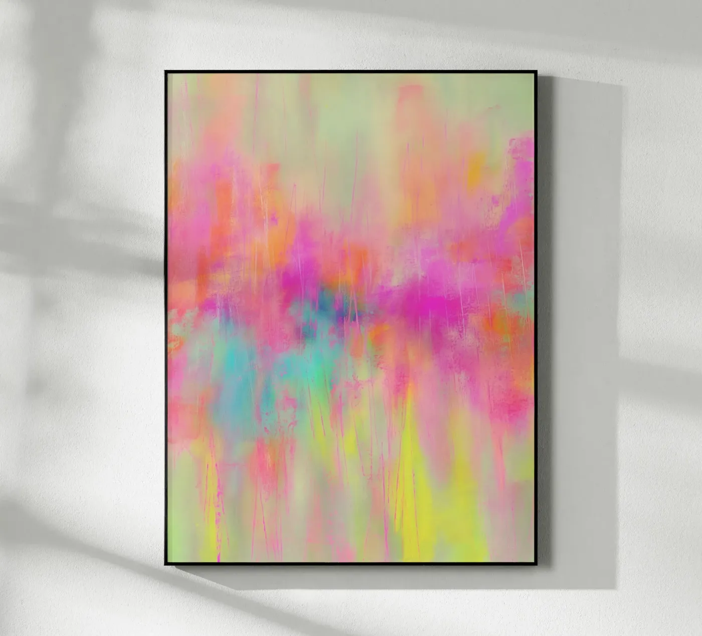 Lichtgevende chaos acryl van Carinaprint