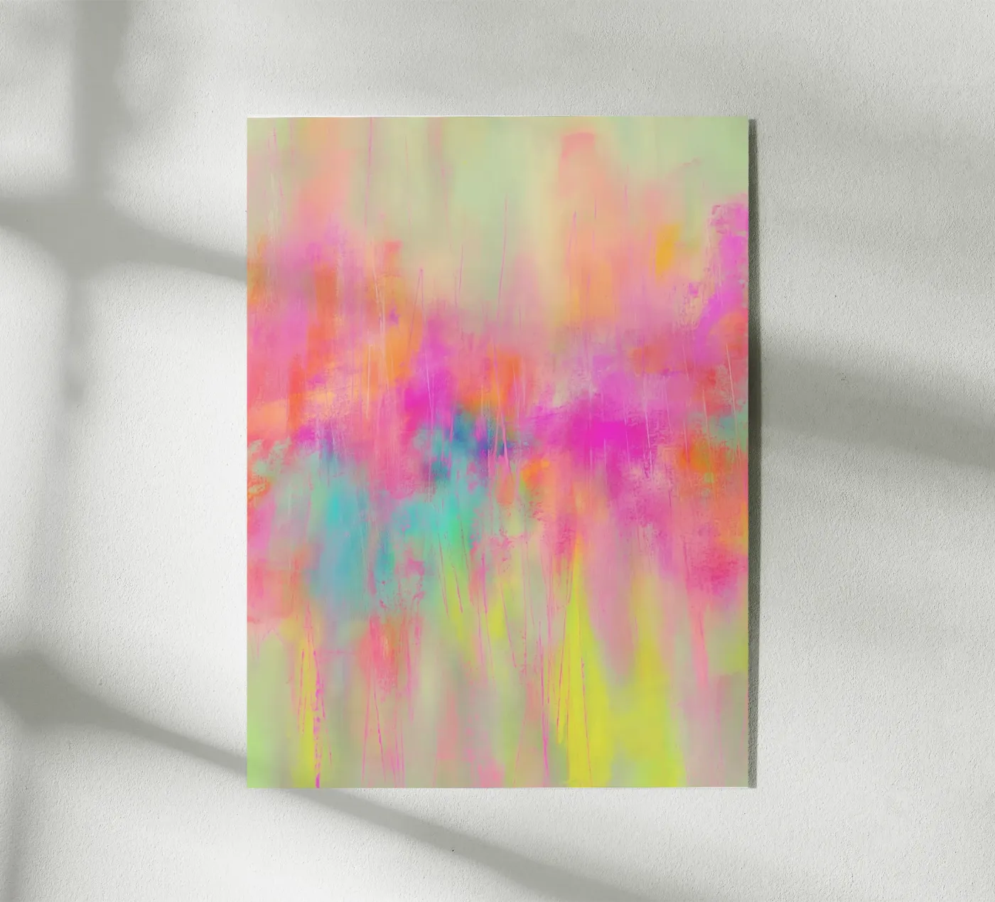 Lichtgevende chaos acryl van Carinaprint