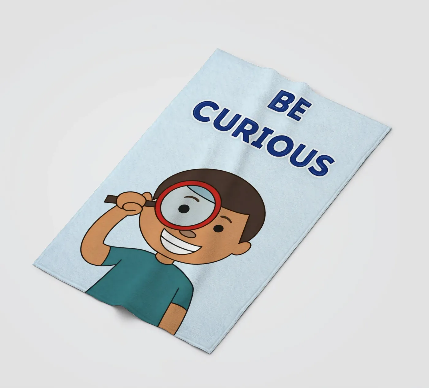 be curious Fleecedecke von jasmine
