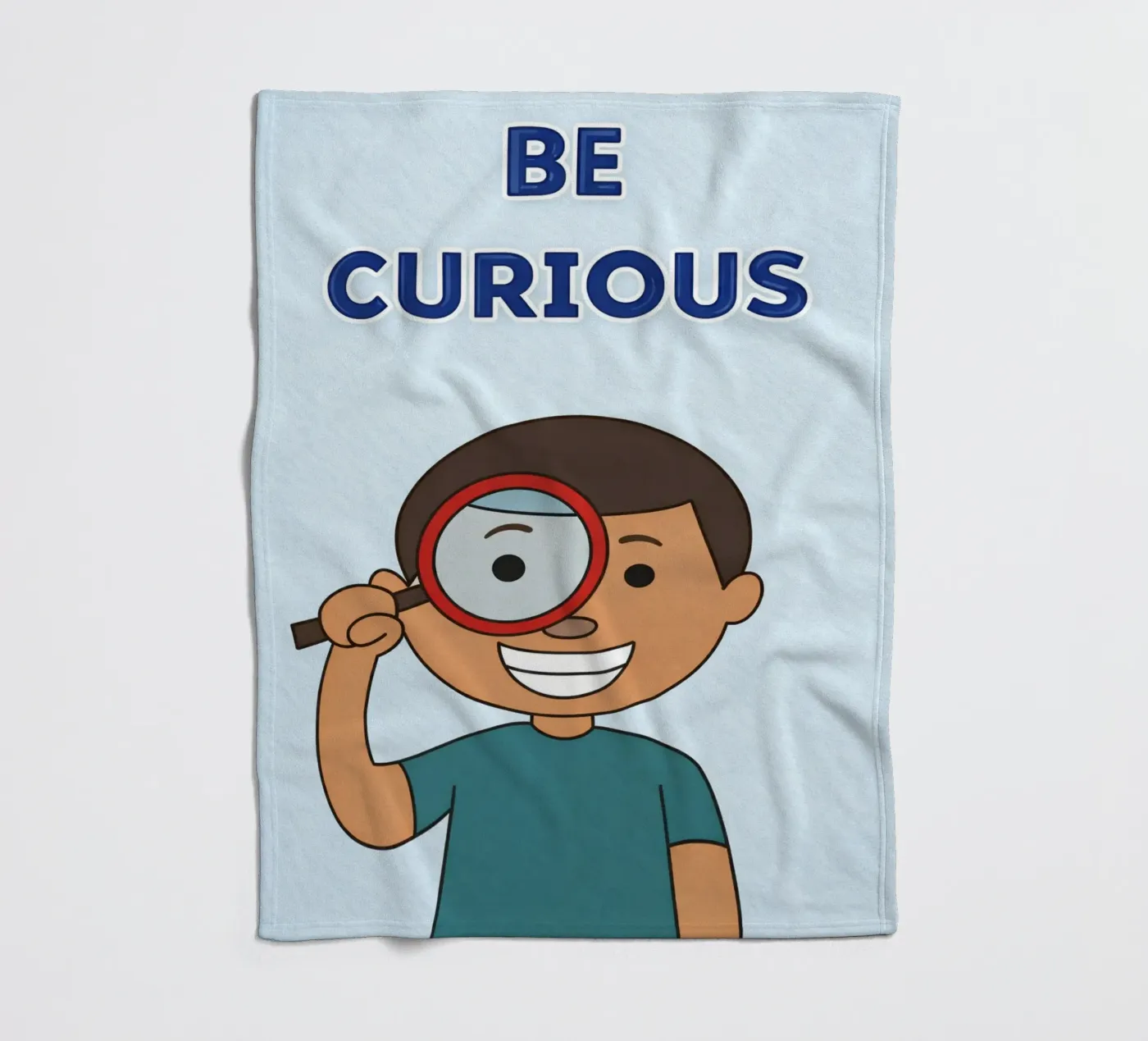 be curious Fleecedecke von jasmine