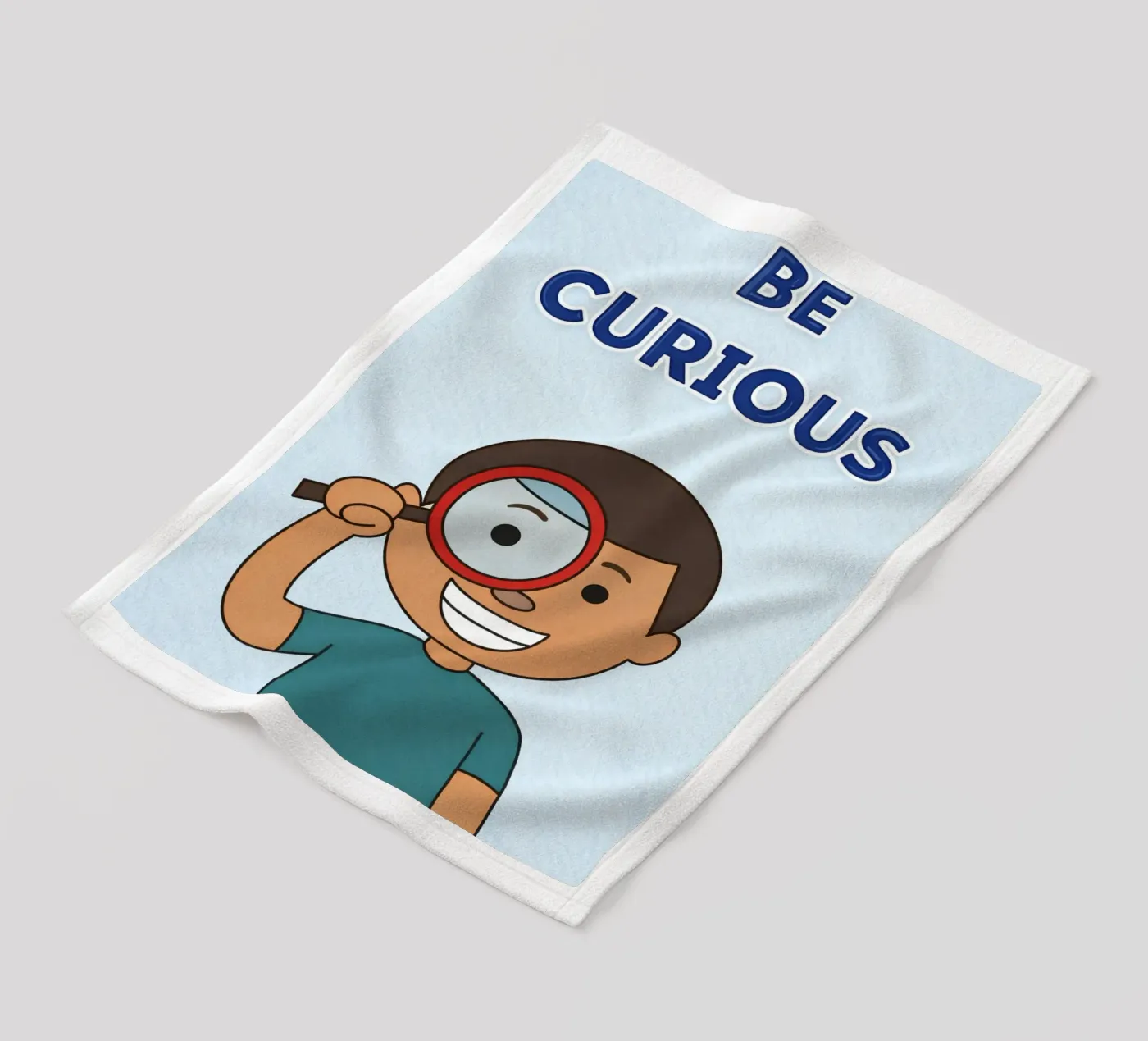 be curious Fleecedecke von jasmine