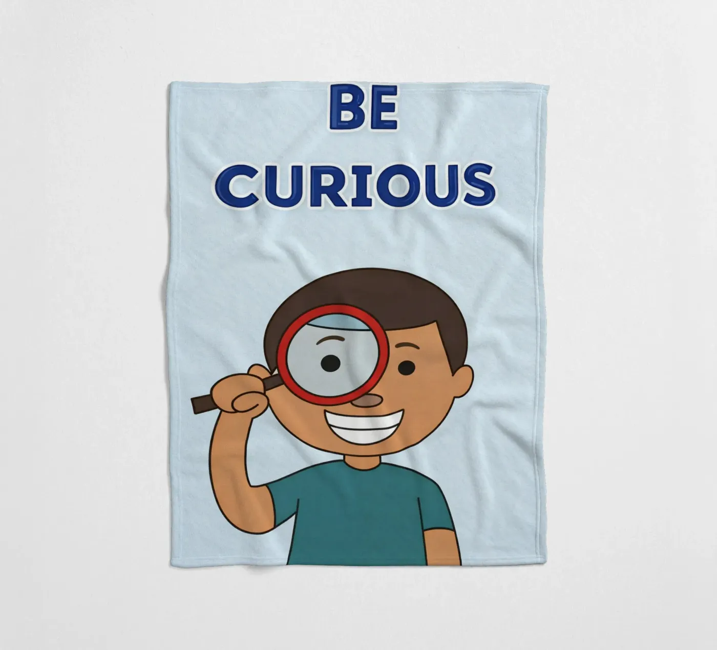 be curious Fleecedecke von jasmine