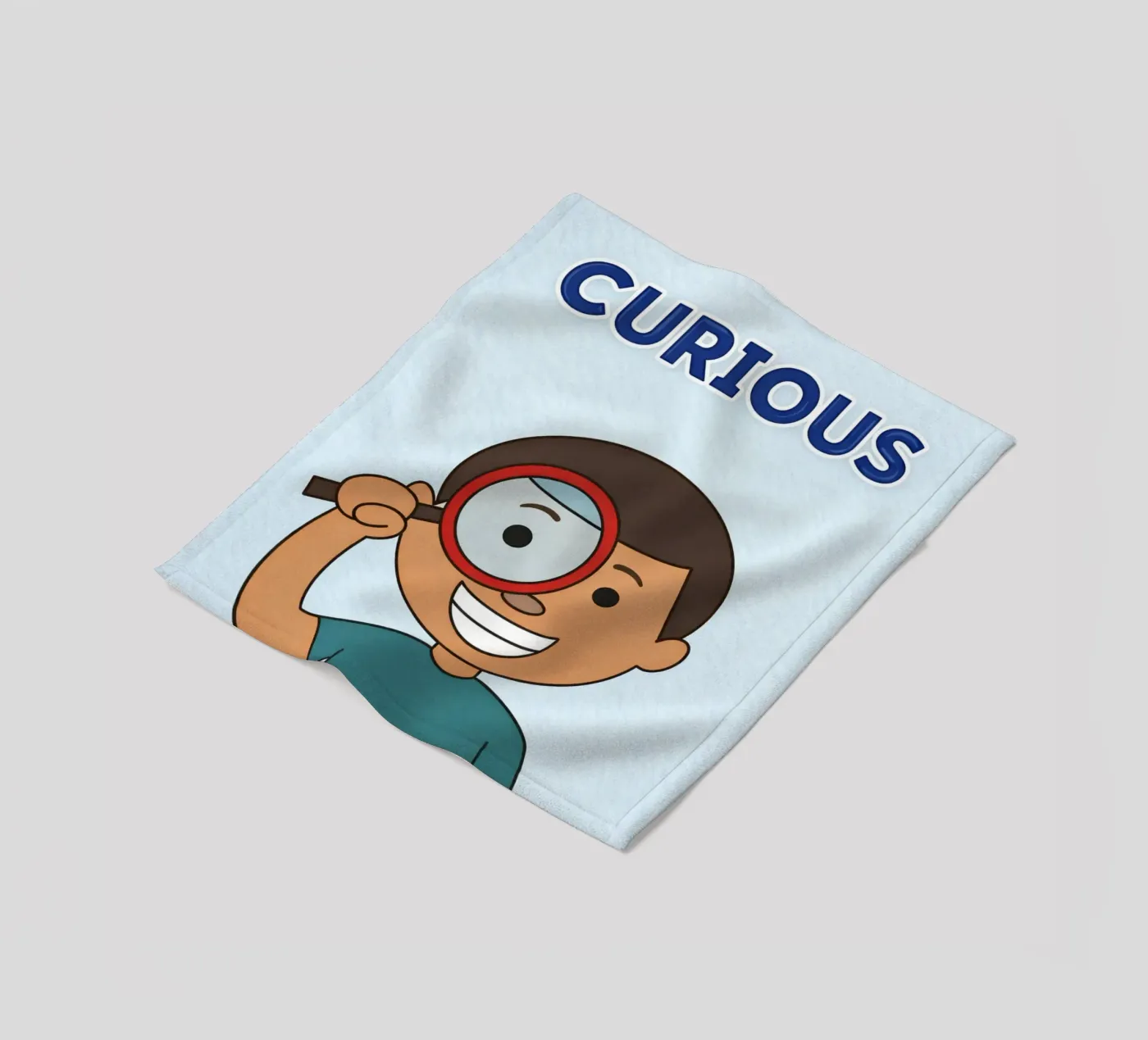 be curious Fleecedecke von jasmine