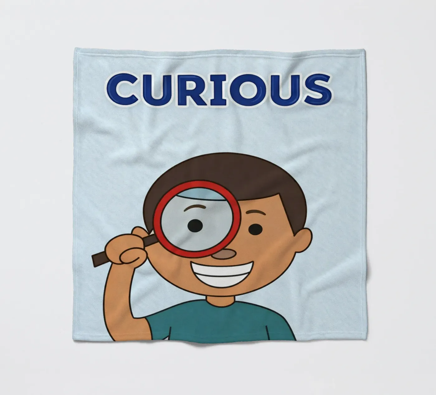 be curious Fleecedecke von jasmine