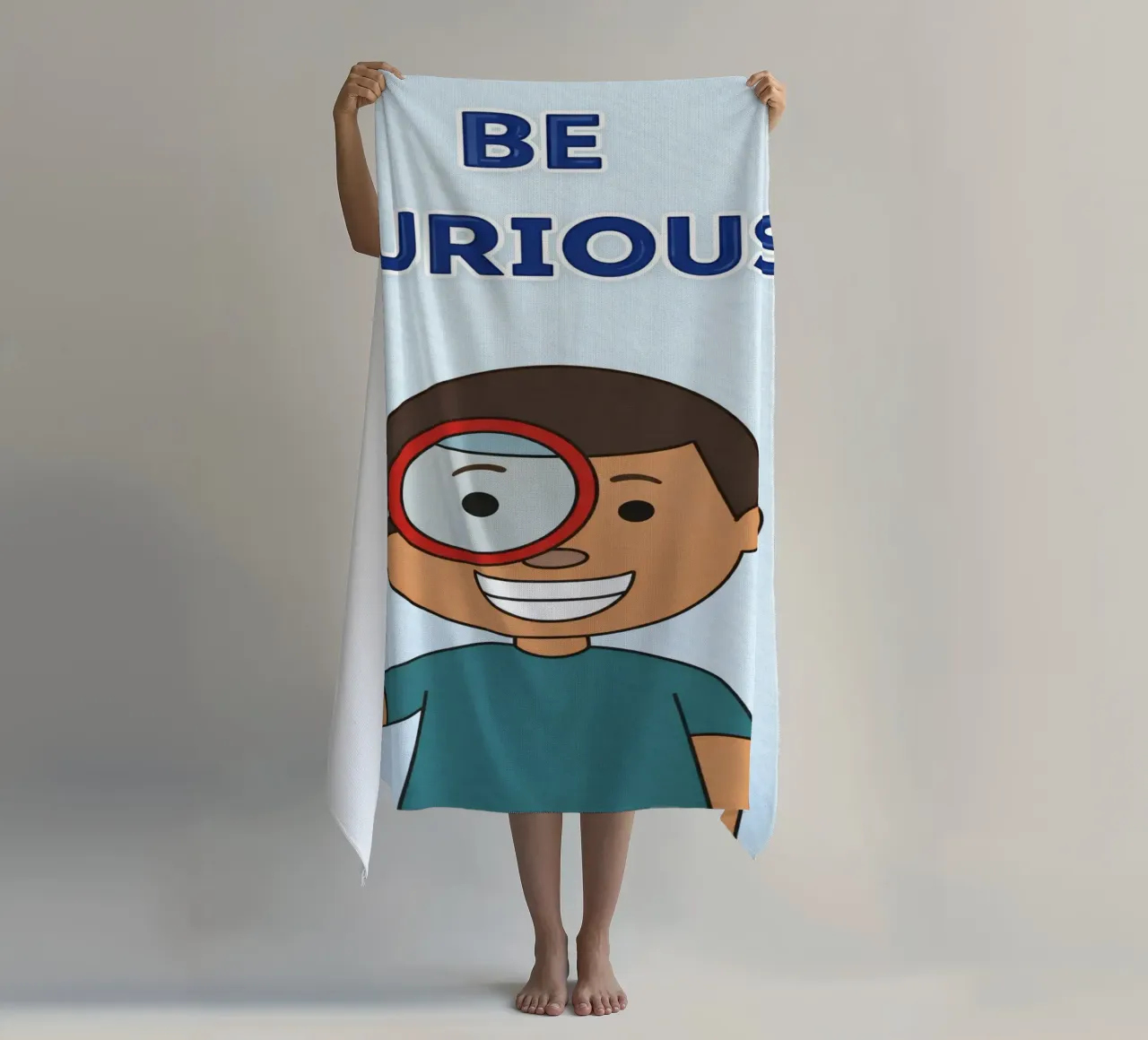 essere curioso telo mare da jasmine