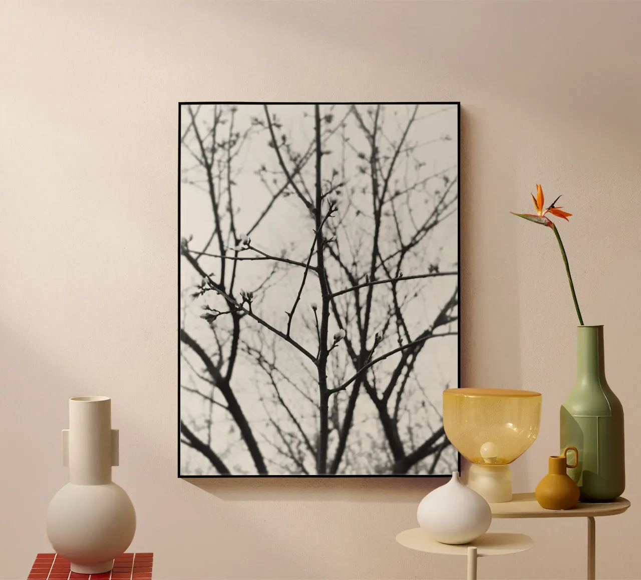 Branches d'arbres nues plexiglas de PERSIE