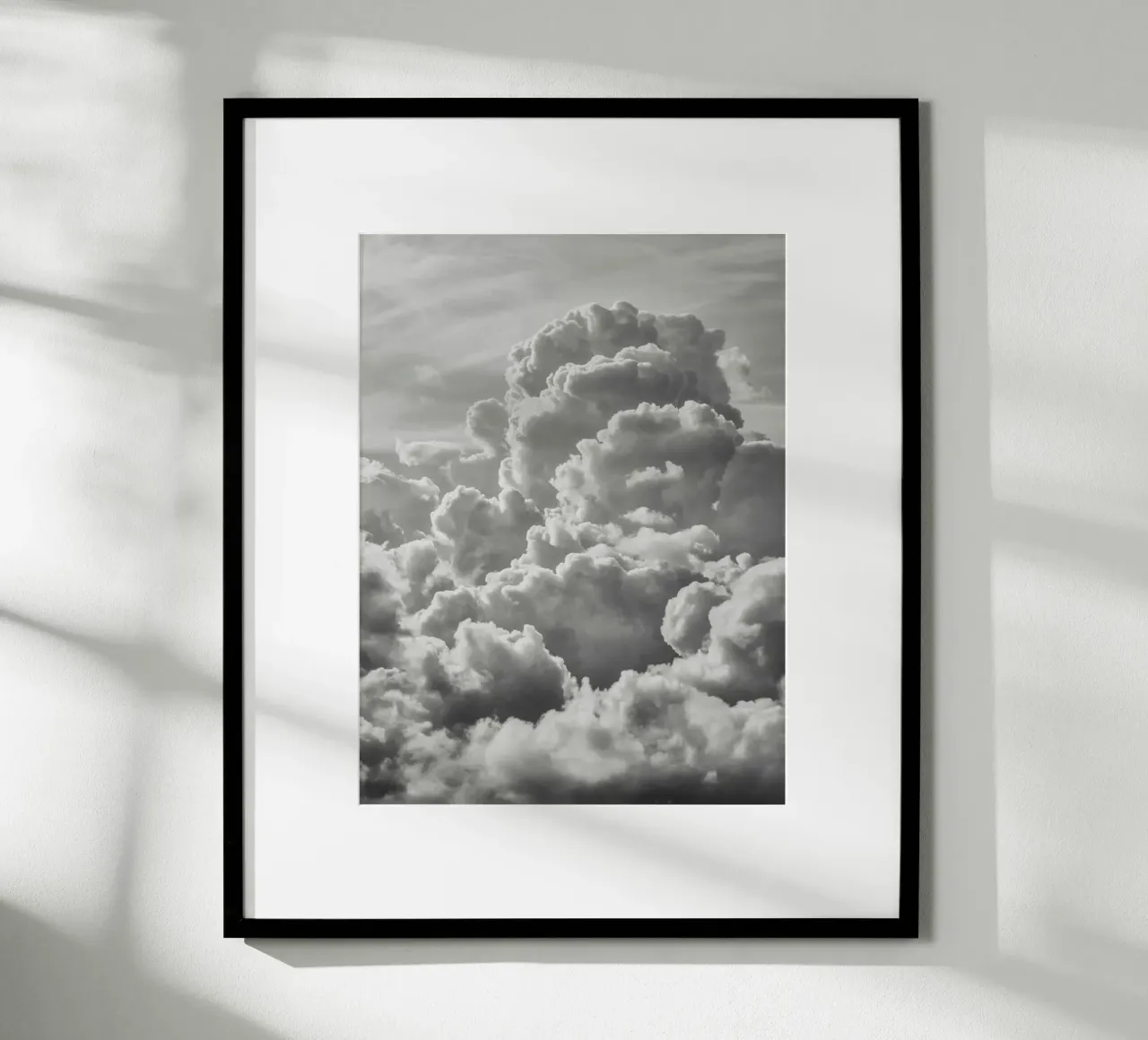 CLOUDS BW poster by PERSIE