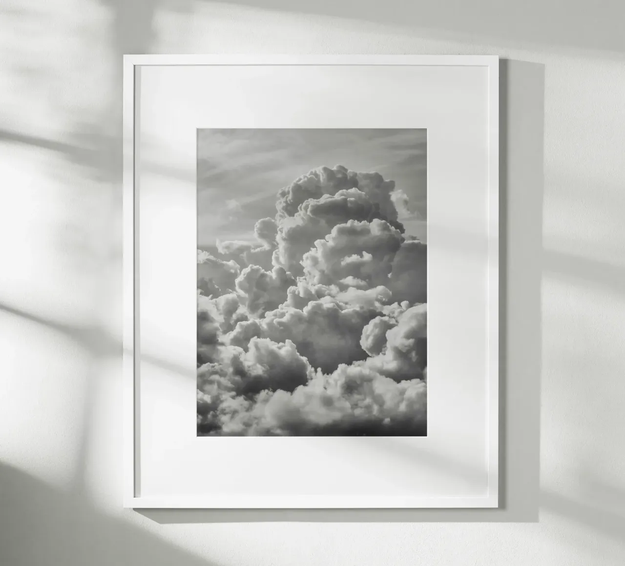 CLOUDS BW poster by PERSIE
