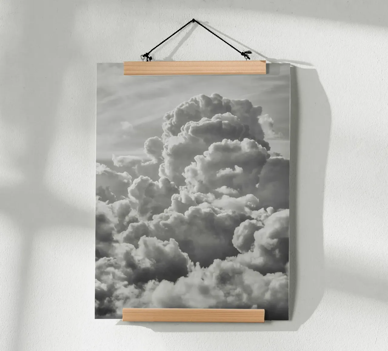CLOUDS BW poster by PERSIE