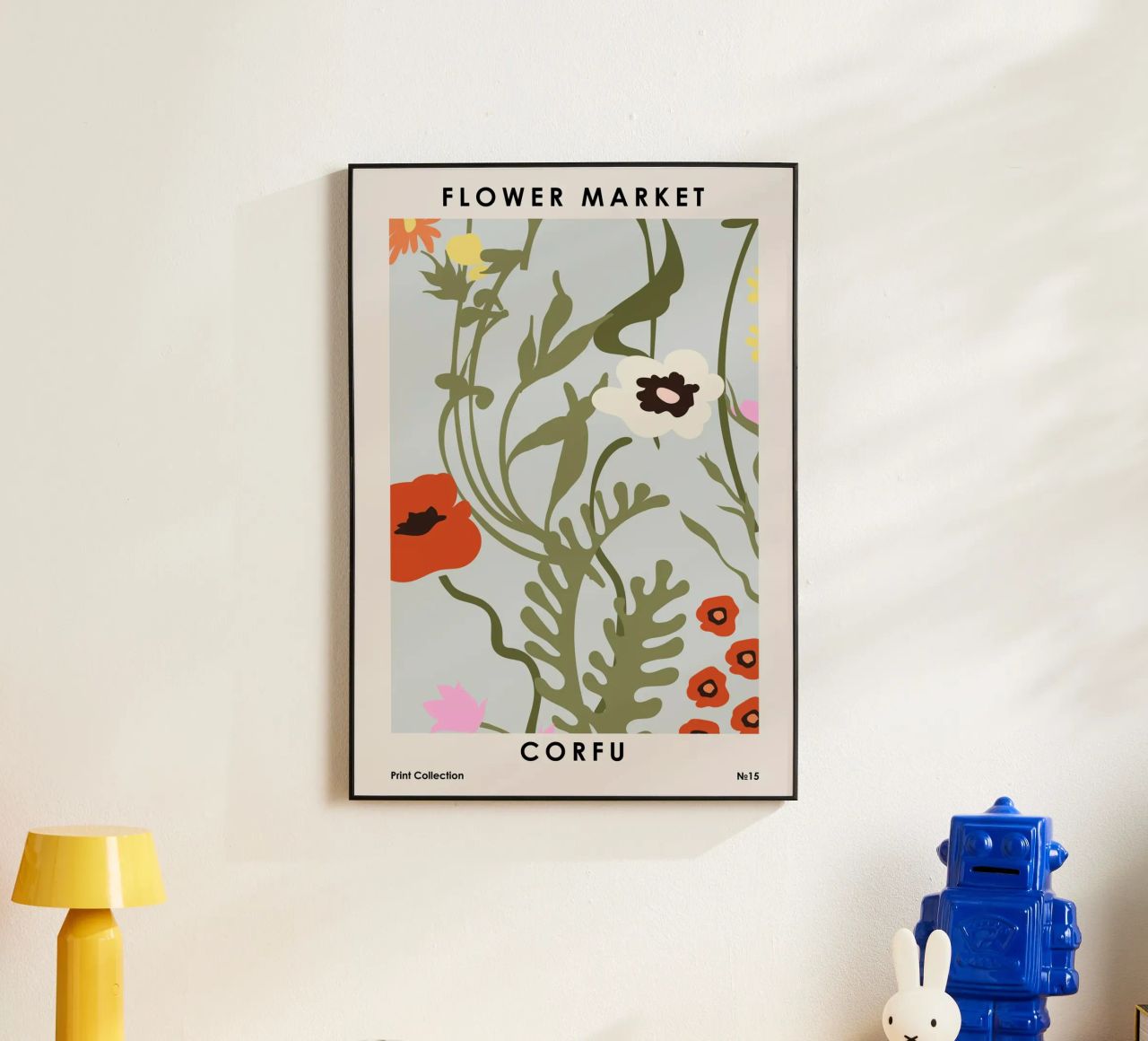 Flower Market Corfu forex plate by NKTN Design