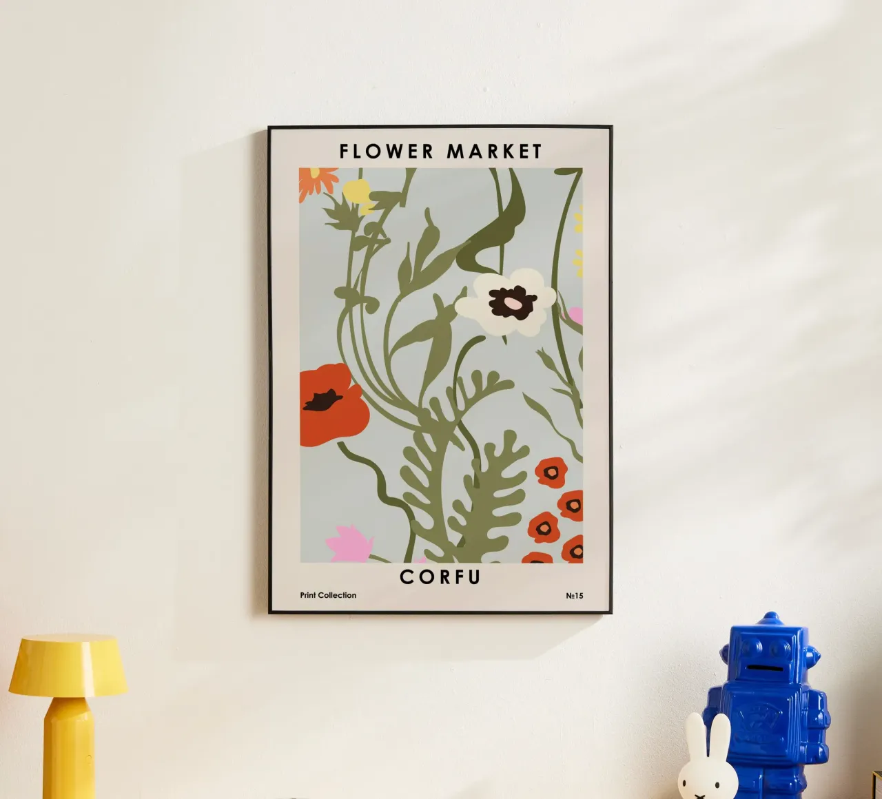 Mercato dei fiori di Corfù alluminio dibond da NKTN Design