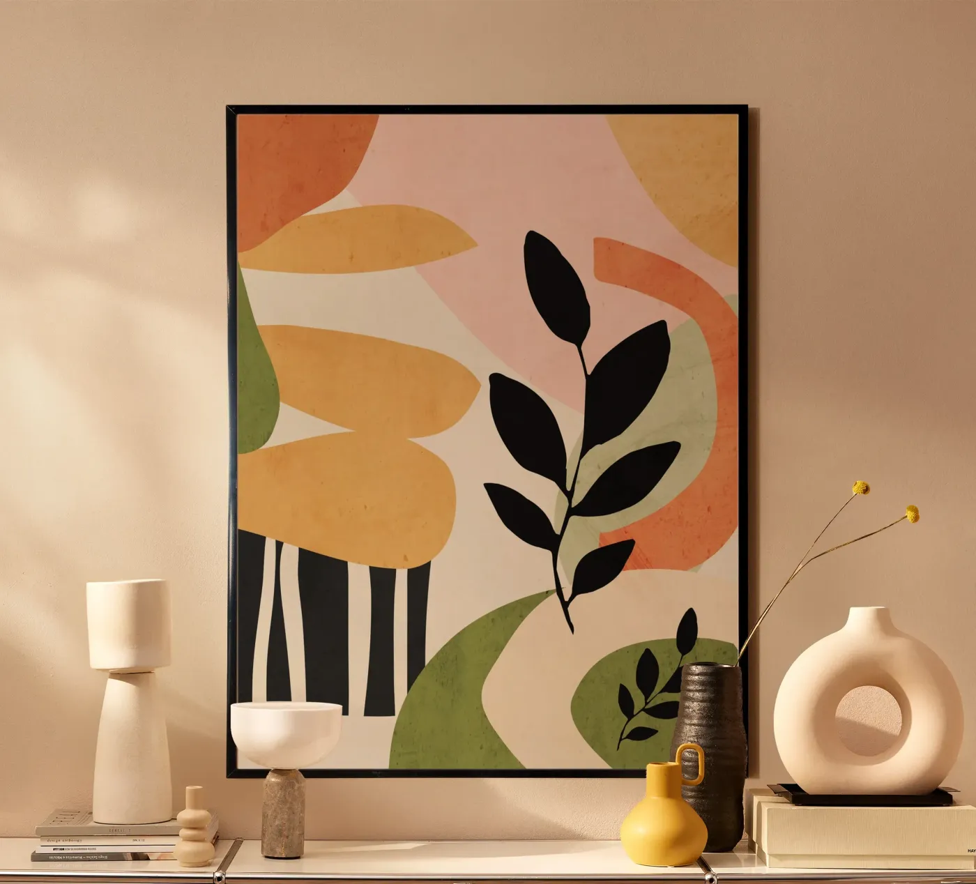 Abstract Botanical Composition poster by ThingDesign