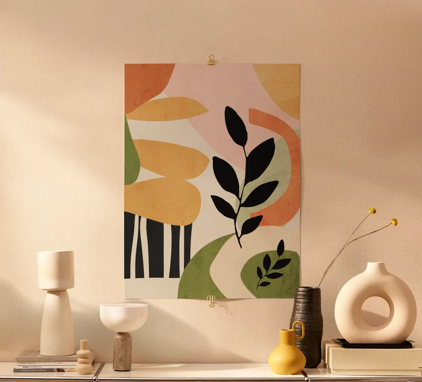 Abstract Botanical Composition poster by ThingDesign