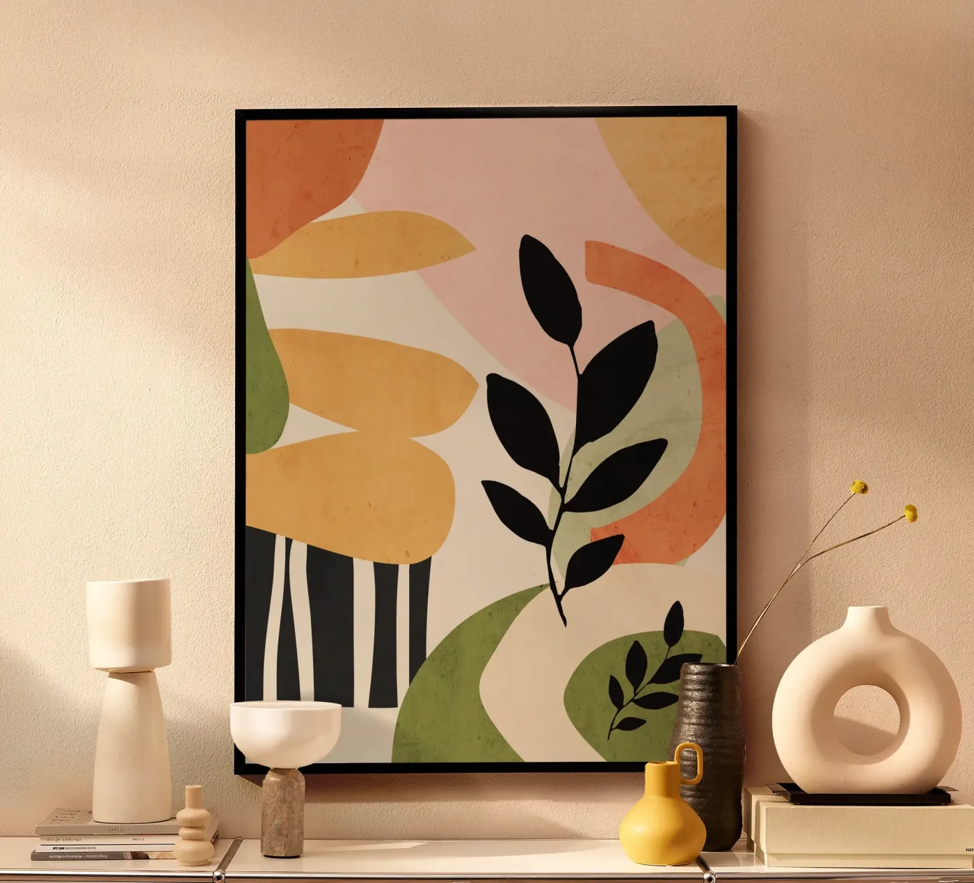 Abstract Botanical Composition poster by ThingDesign