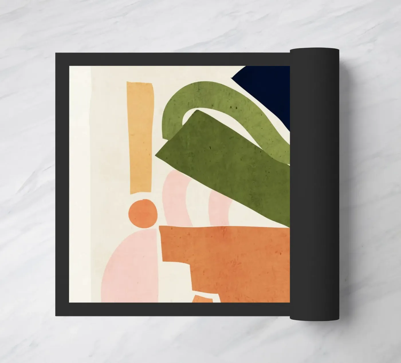 Geometric Abstract Forms doormat by ThingDesign
