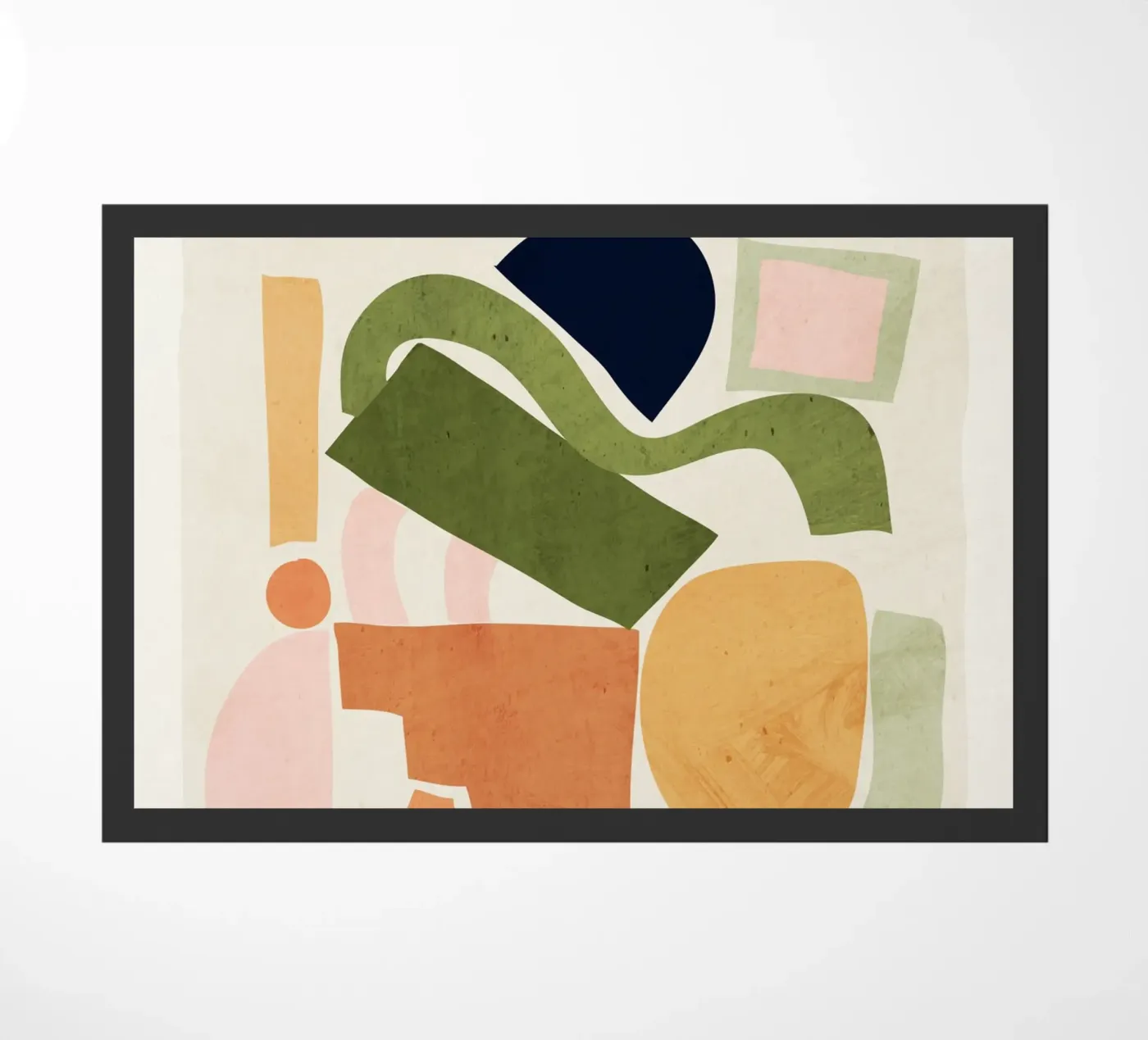 Geometrische abstrakte Formen Fußmatte von ThingDesign